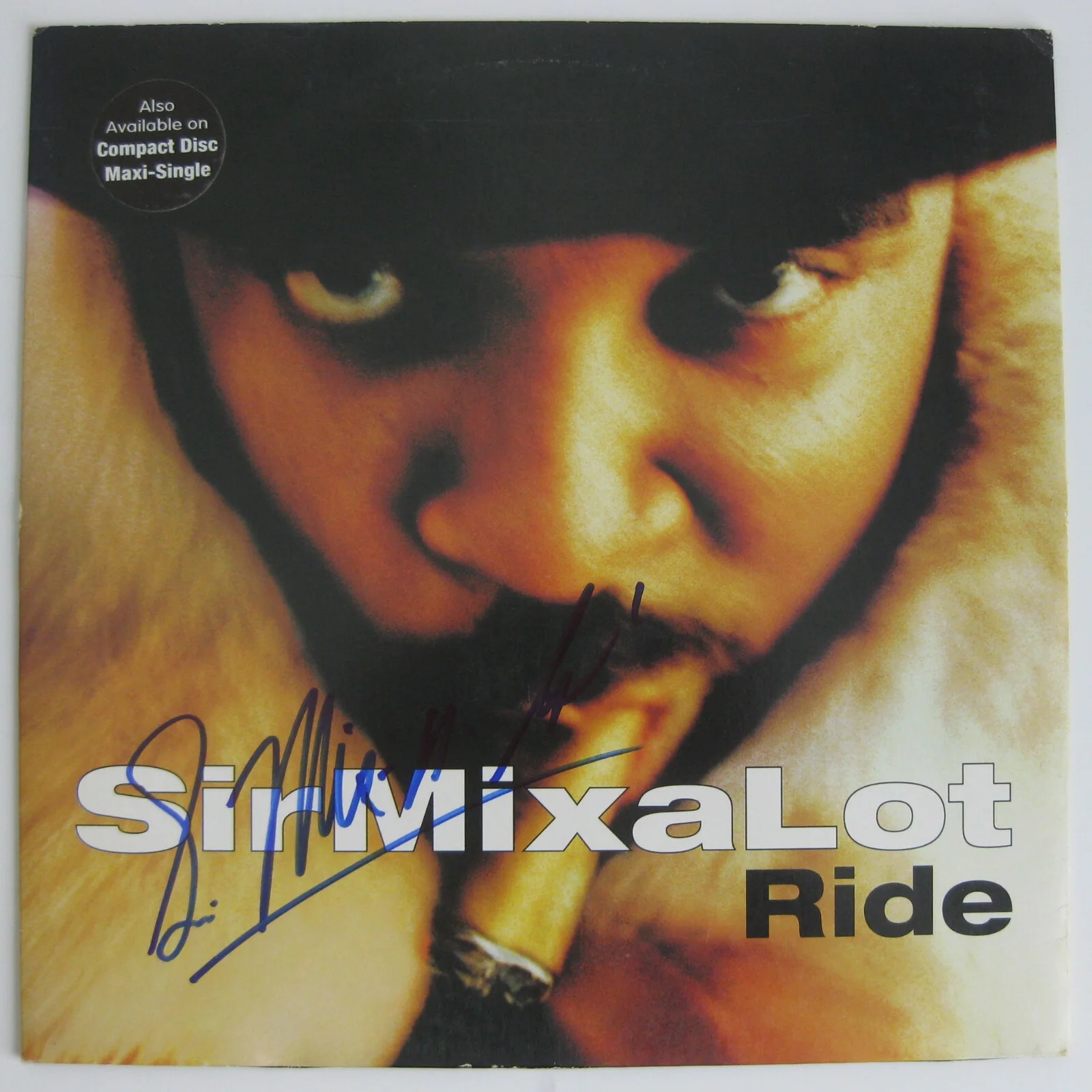 Sir Mix A Lot signed Ride album vinyl record Baby Got Back proof Beckett COA, изображение 3