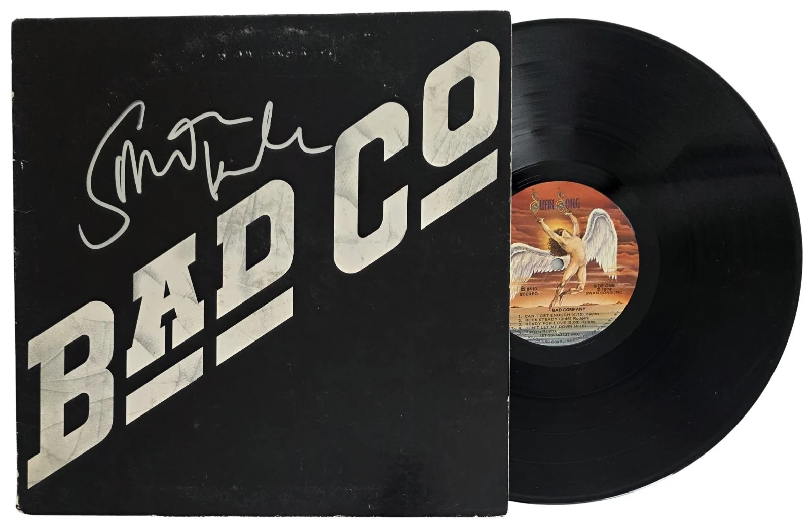 Simon Kirke Signed Bad Company Album COA Exact Proof Autographed Vinyl Record, image 2