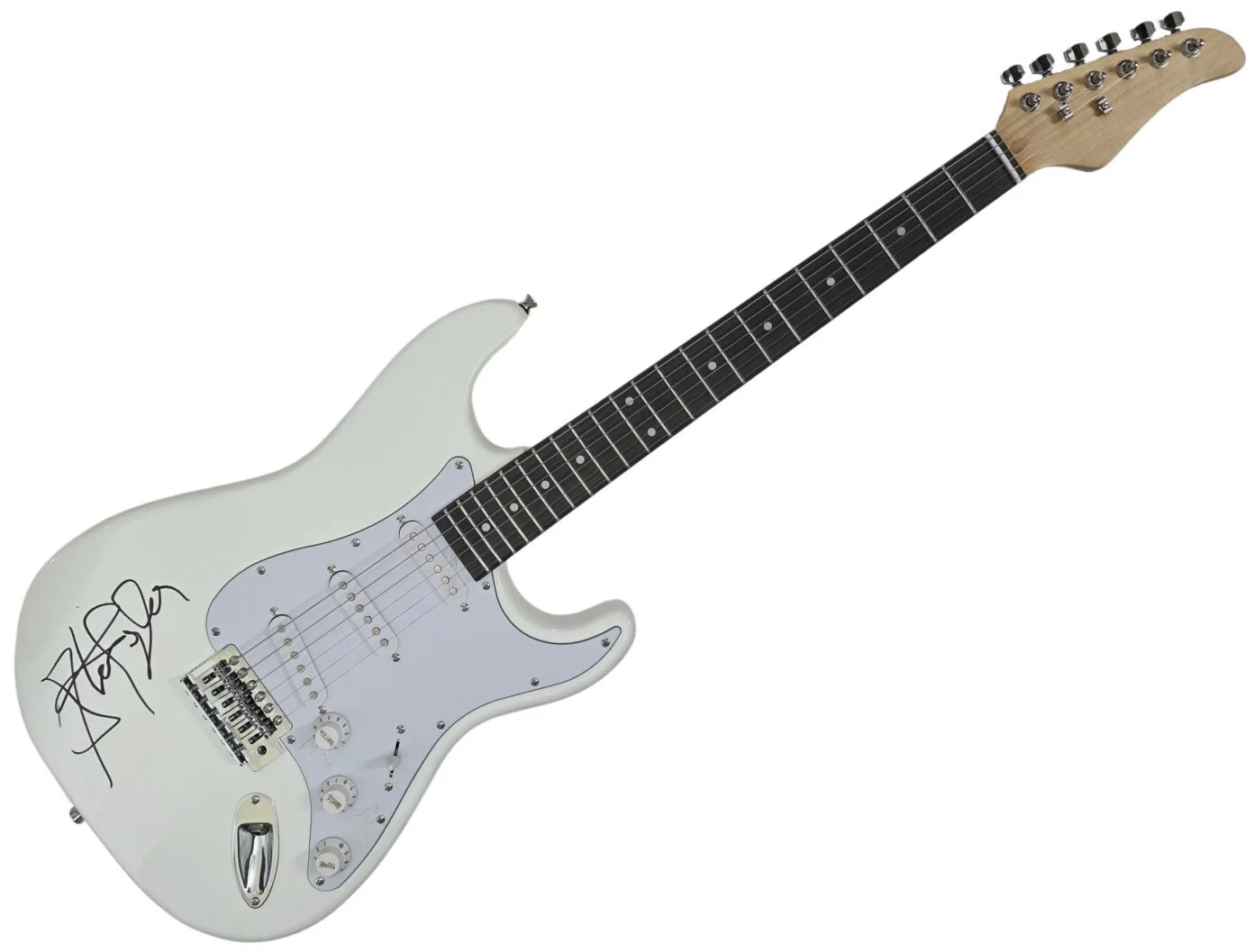 Steven Tyler Signed Electric Guitar COA Exact Proof Autographed Aerosmith Singer, изображение 2