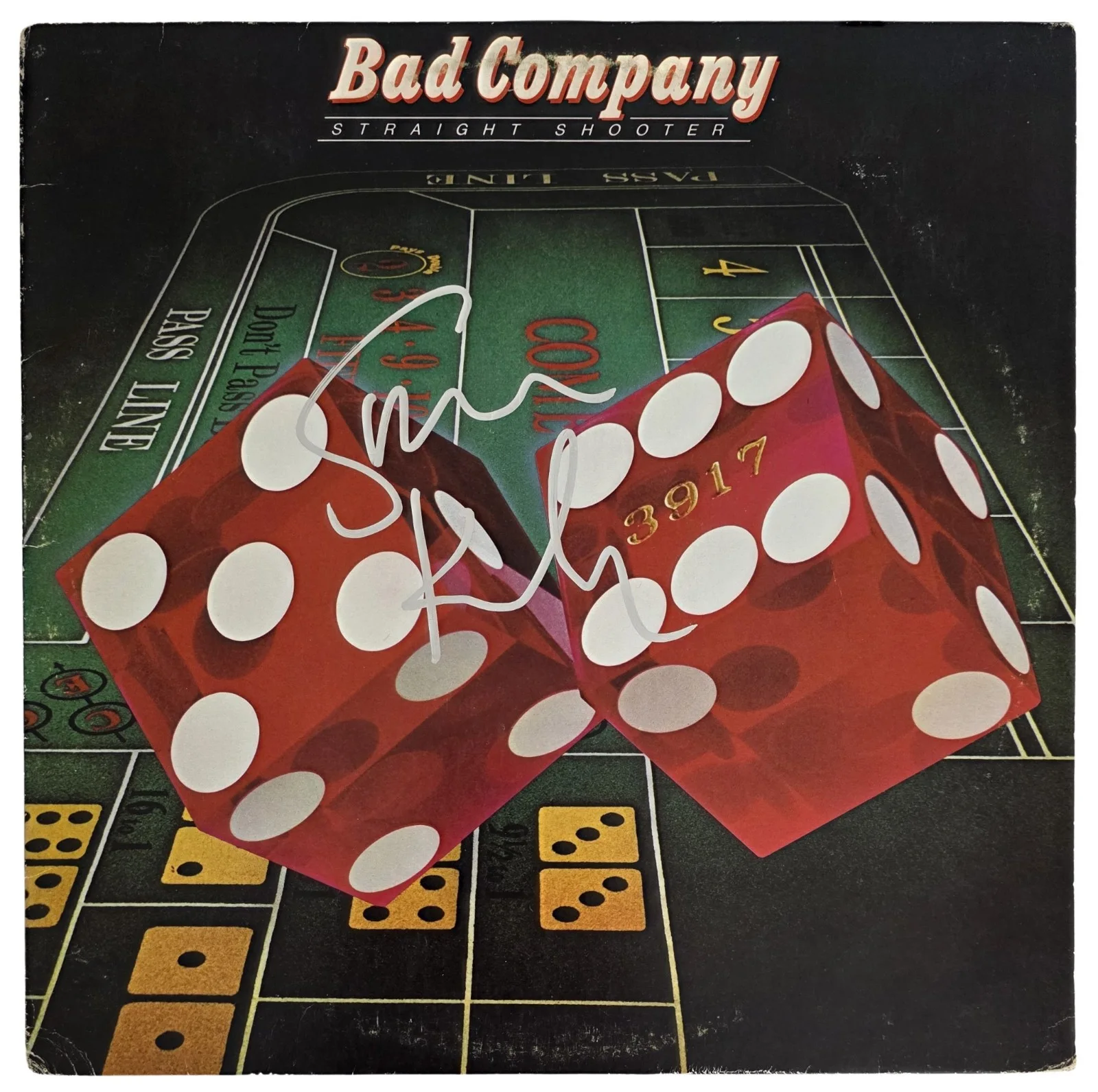 Simon Kirke Signed Bad Company Straight Shooter Album COA Proof Autograph Vinyl, изображение 4