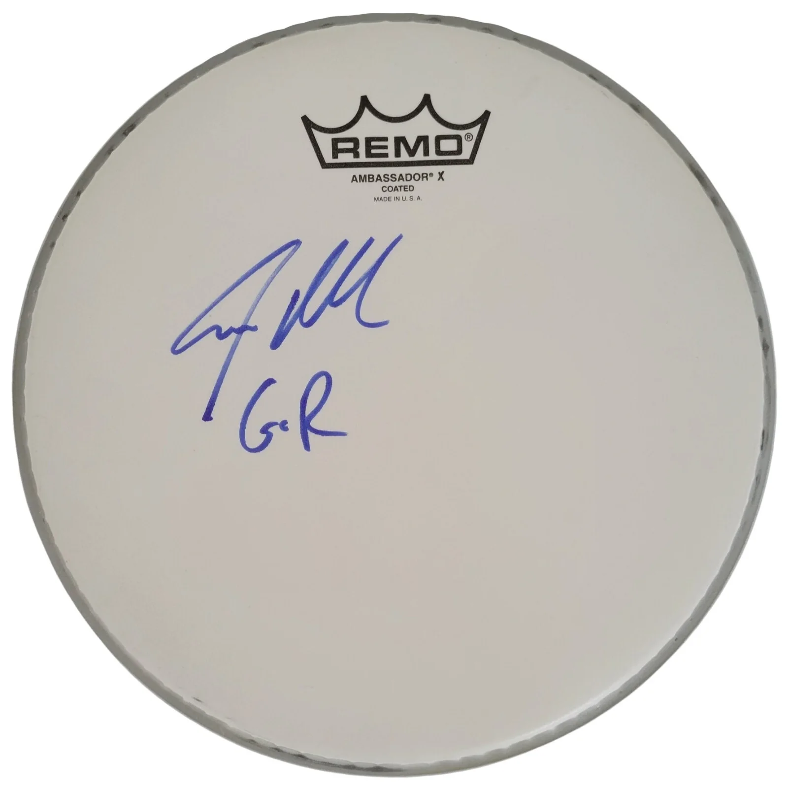 Steven Adler Guns N Roses drummer signed Drumhead COA proof autographed GNR., изображение 2