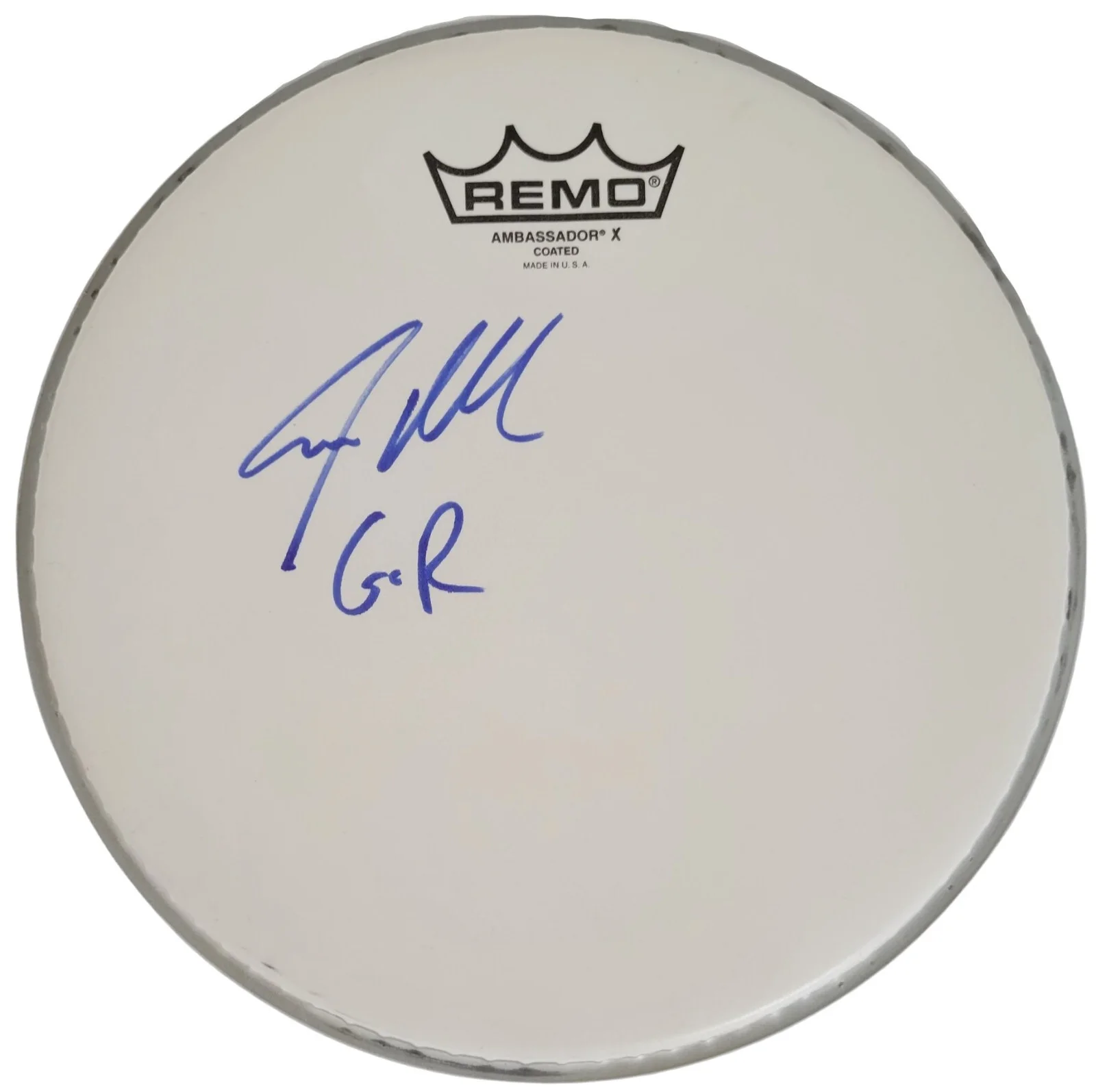 Steven Adler Guns N Roses drummer signed Drumhead COA proof autographed GNR., изображение 3
