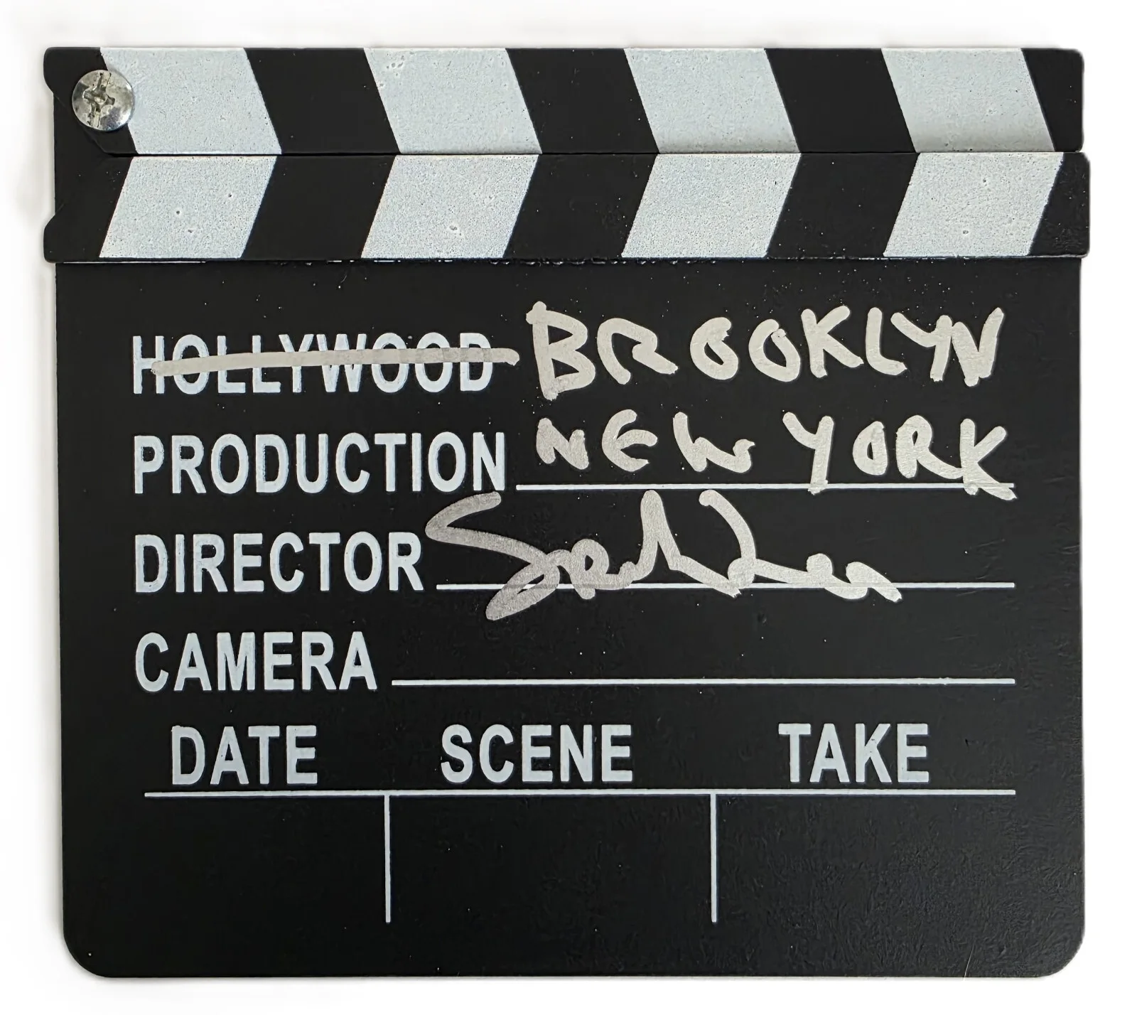 Spike Lee — Spike Lee Signed 7x8 Hollywood Clapperboard COA Exact Proof Autographed Brooklyn, image 2