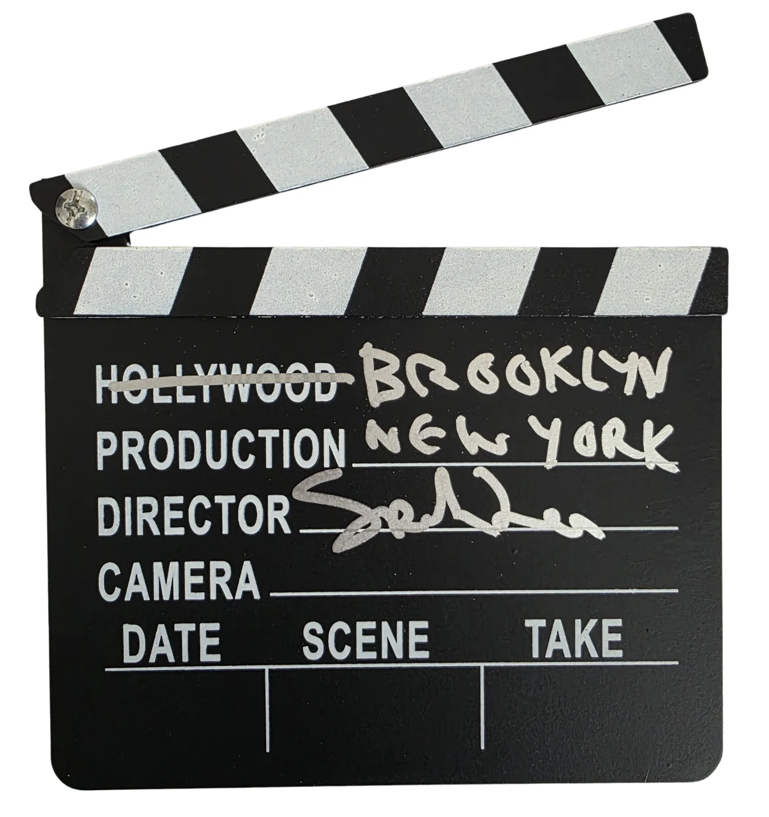 Spike Lee — Spike Lee Signed 7x8 Hollywood Clapperboard COA Exact Proof Autographed Brooklyn, image 3