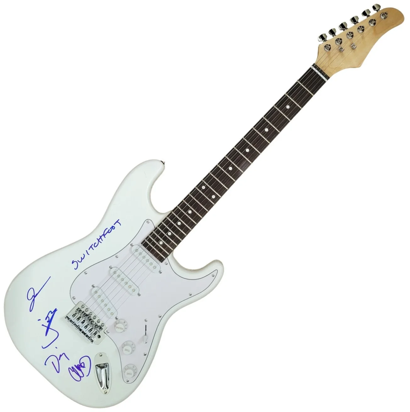 Switchfoot Band Signed Full Size Electric Guitar COA Exact Proof Autographed, image 3