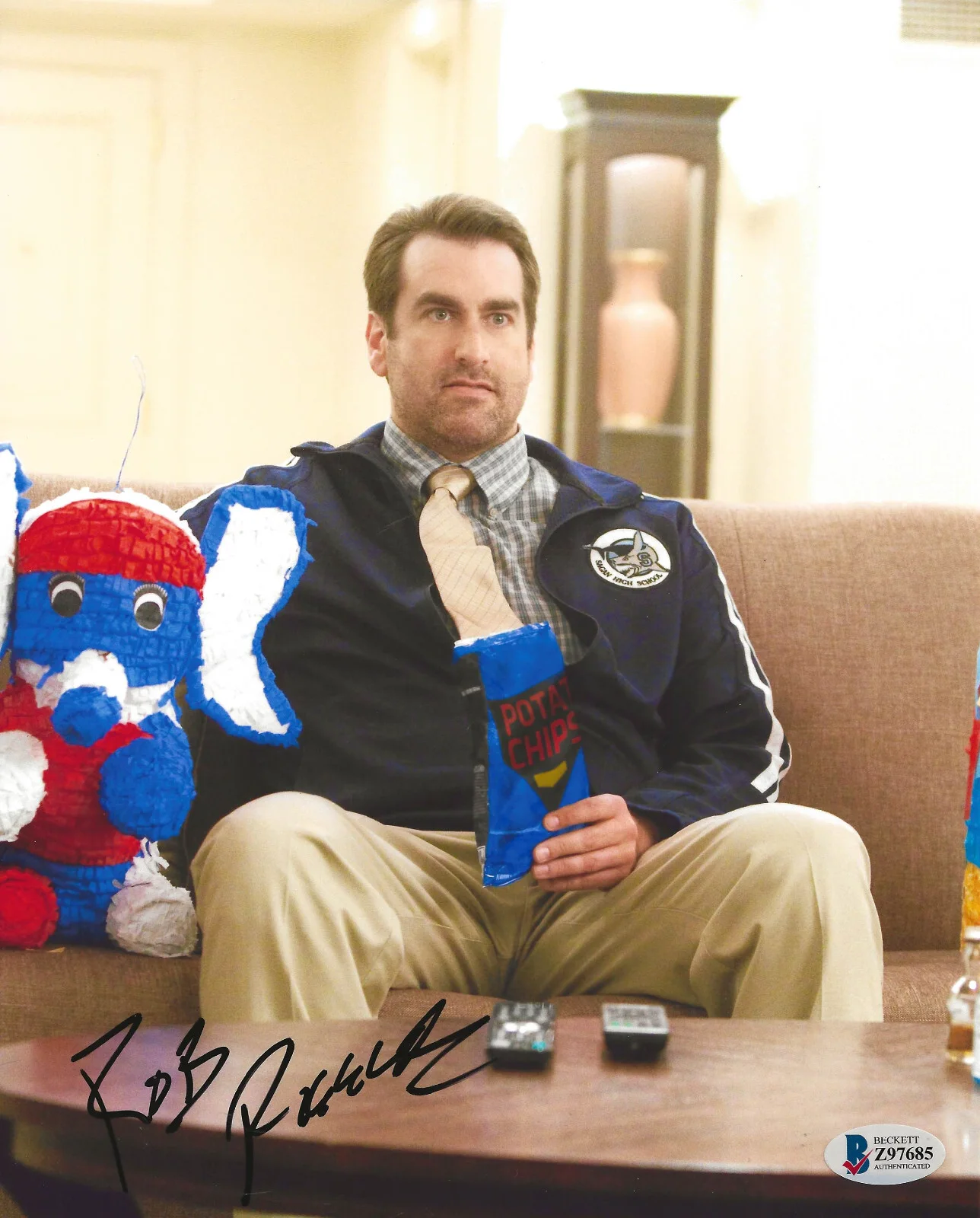 Rob Riggle — Rob Riggle Actor Comedian signed 8x10 photo Beckett COA proof autographed, изображение 2