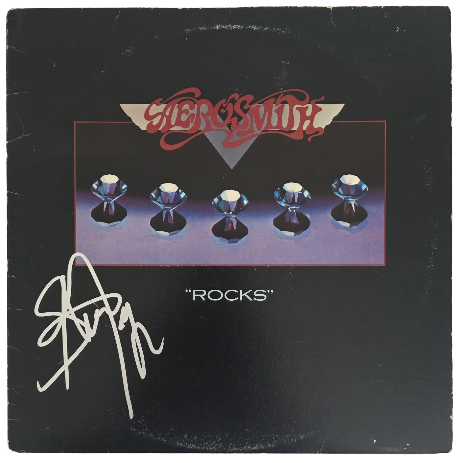 Steven Tyler Signed Aerosmith Rocks Album COA Proof Autographed Vinyl Record, image 3