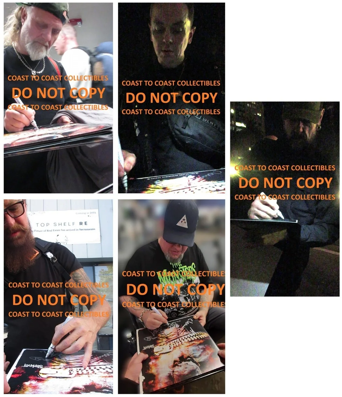 Slipknot Band Signed Vol.3 The Subliminal Verses Album COA Proof Autograph Vinyl, image 5