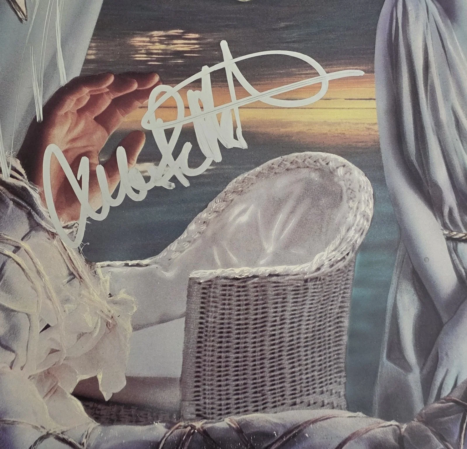 Stephen Pearcy Warren DeMartini Signed Ratt Reach For The Sky Album Proof Vinyl, изображение 5