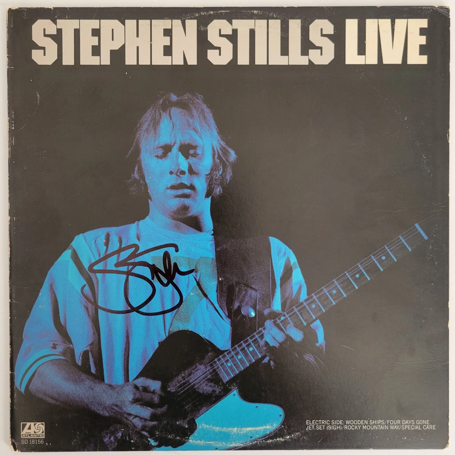 Stephen Stills signed Live album vinyl record COA exact proof autographed, image 3