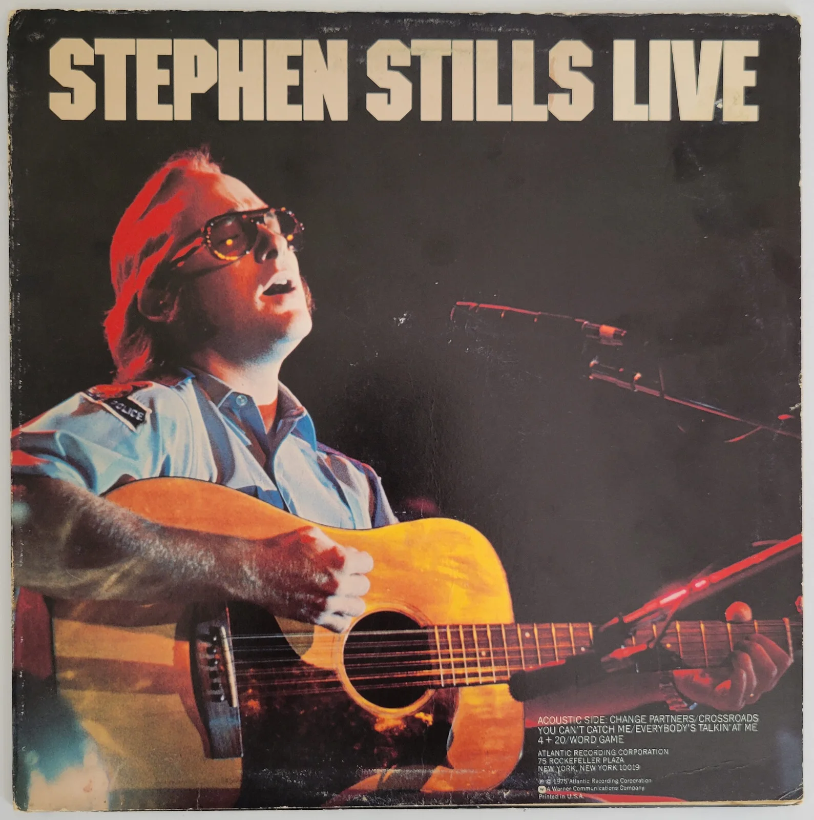 Stephen Stills signed Live album vinyl record COA exact proof autographed, image 4