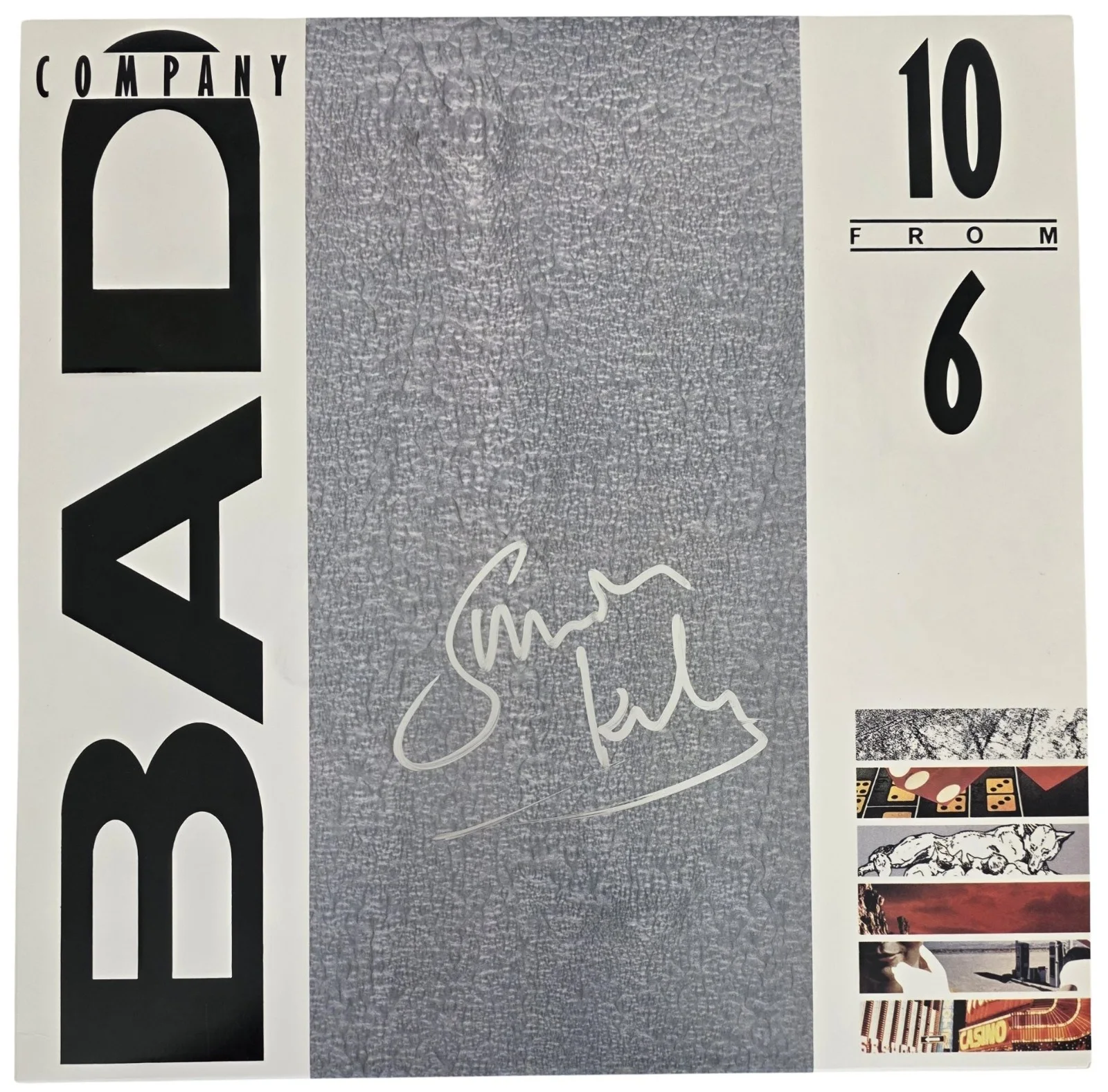 Simon Kirke Signed Bad Company 10 From 6 Album COA Proof Autograph Vinyl Record, изображение 4