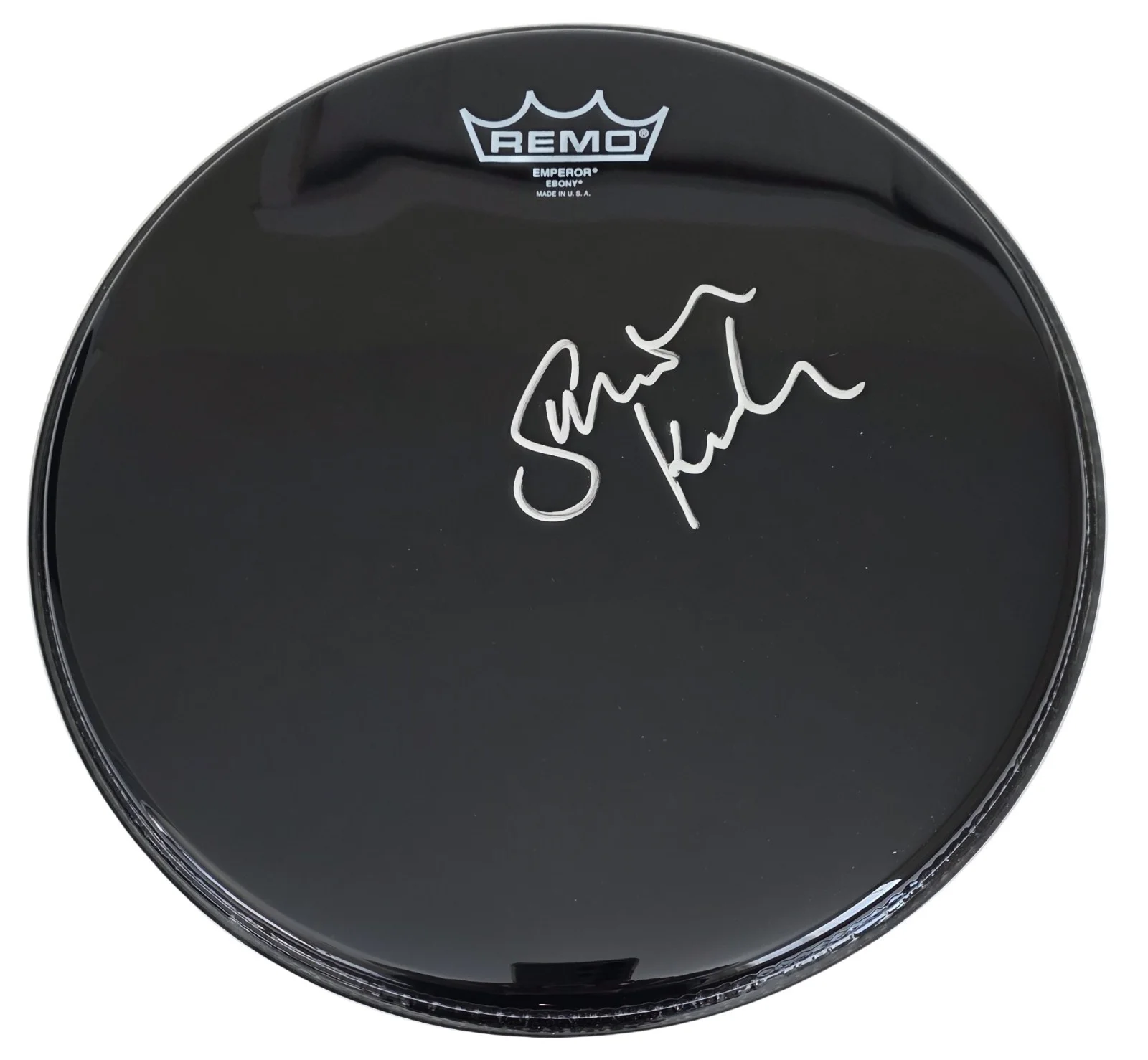 Simon Kirke Signed 12'' Remo Drumhead COA Exact Proof Autographed Bad Company, image 5