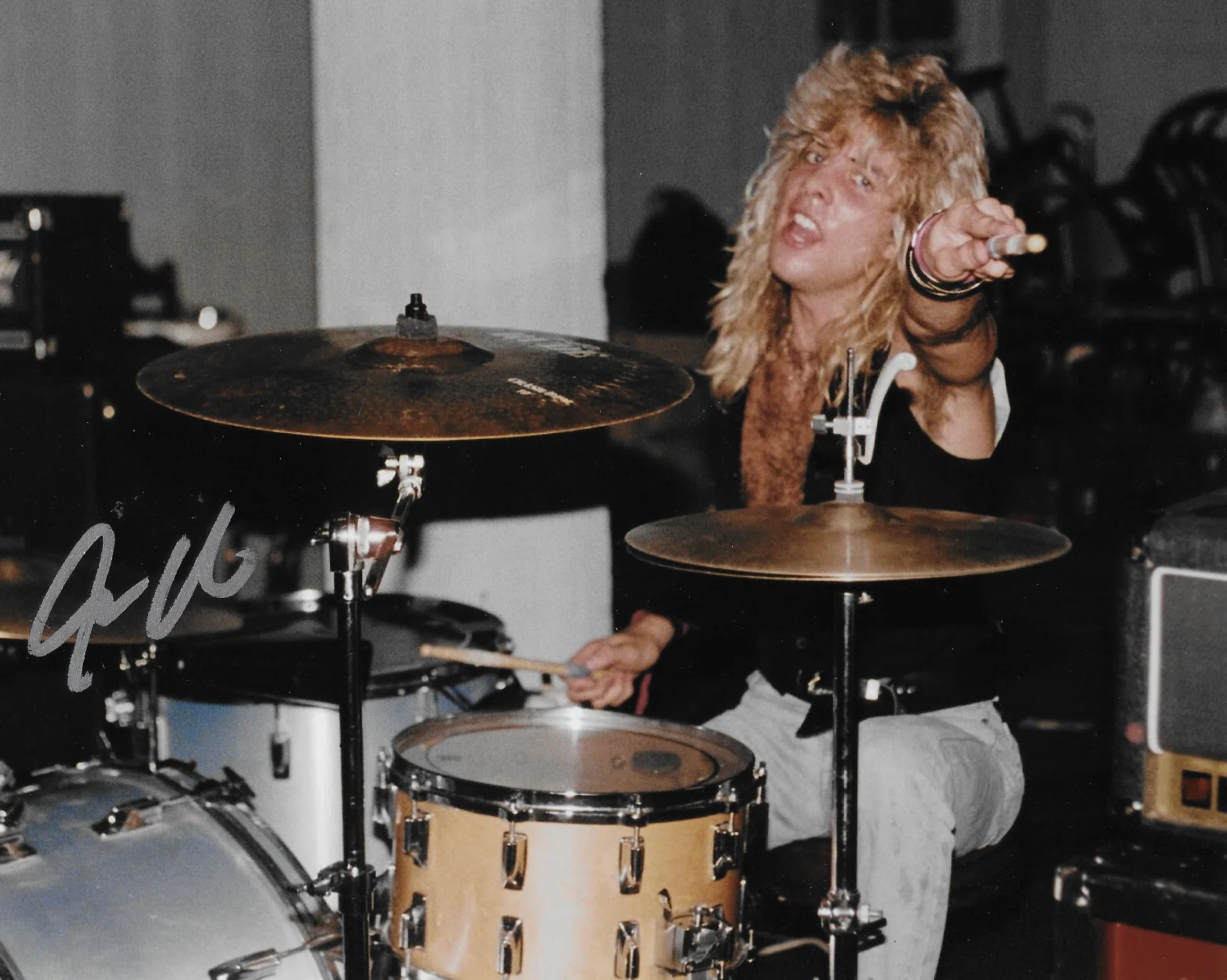 Steven Adler Guns N Roses Drummer signed 8x10 photo proof COA autographed G.N.R., изображение 2