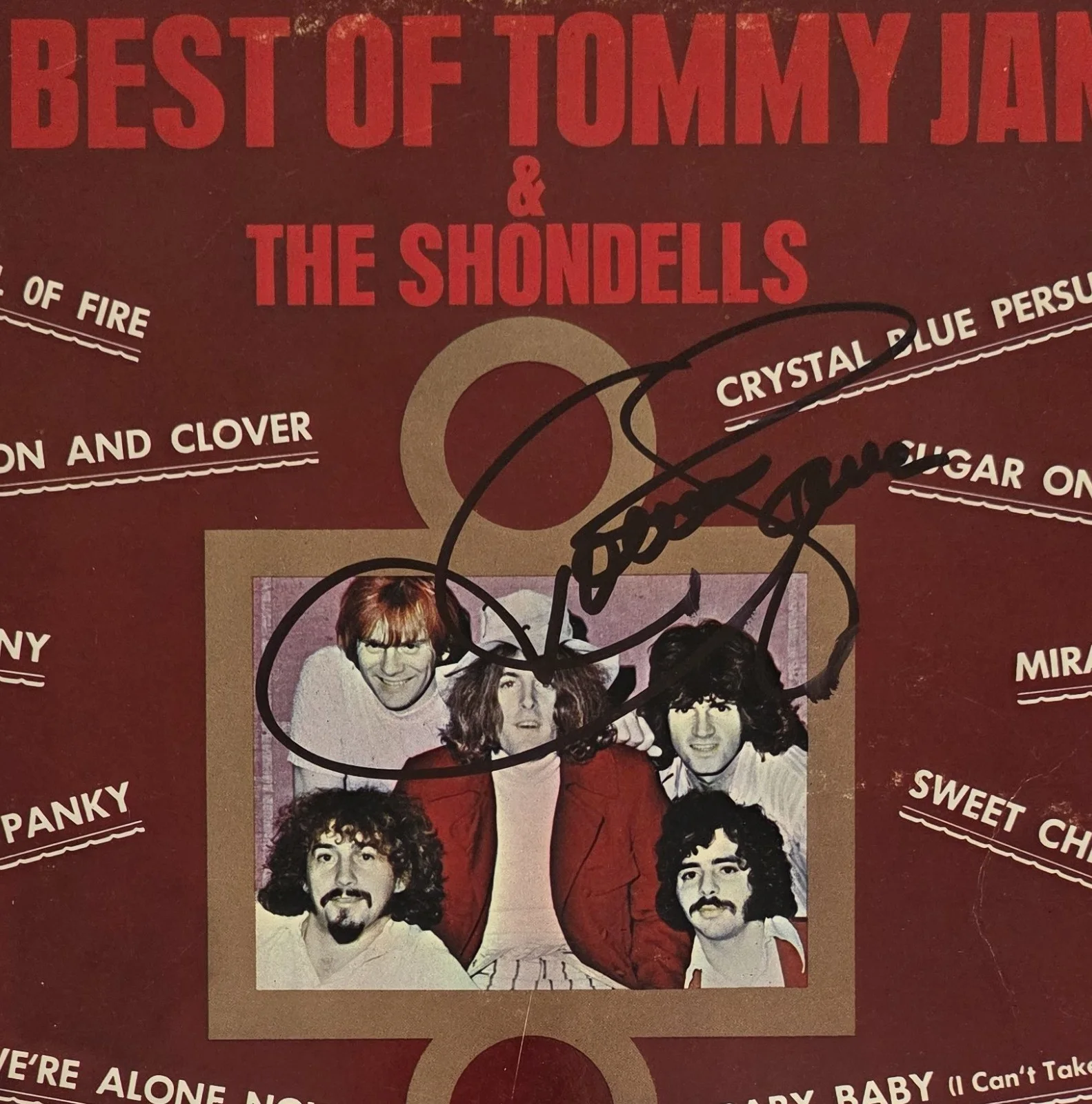 Tommy James Signed Best of The Shondells Album Proof Autographed Vinyl Record, изображение 3