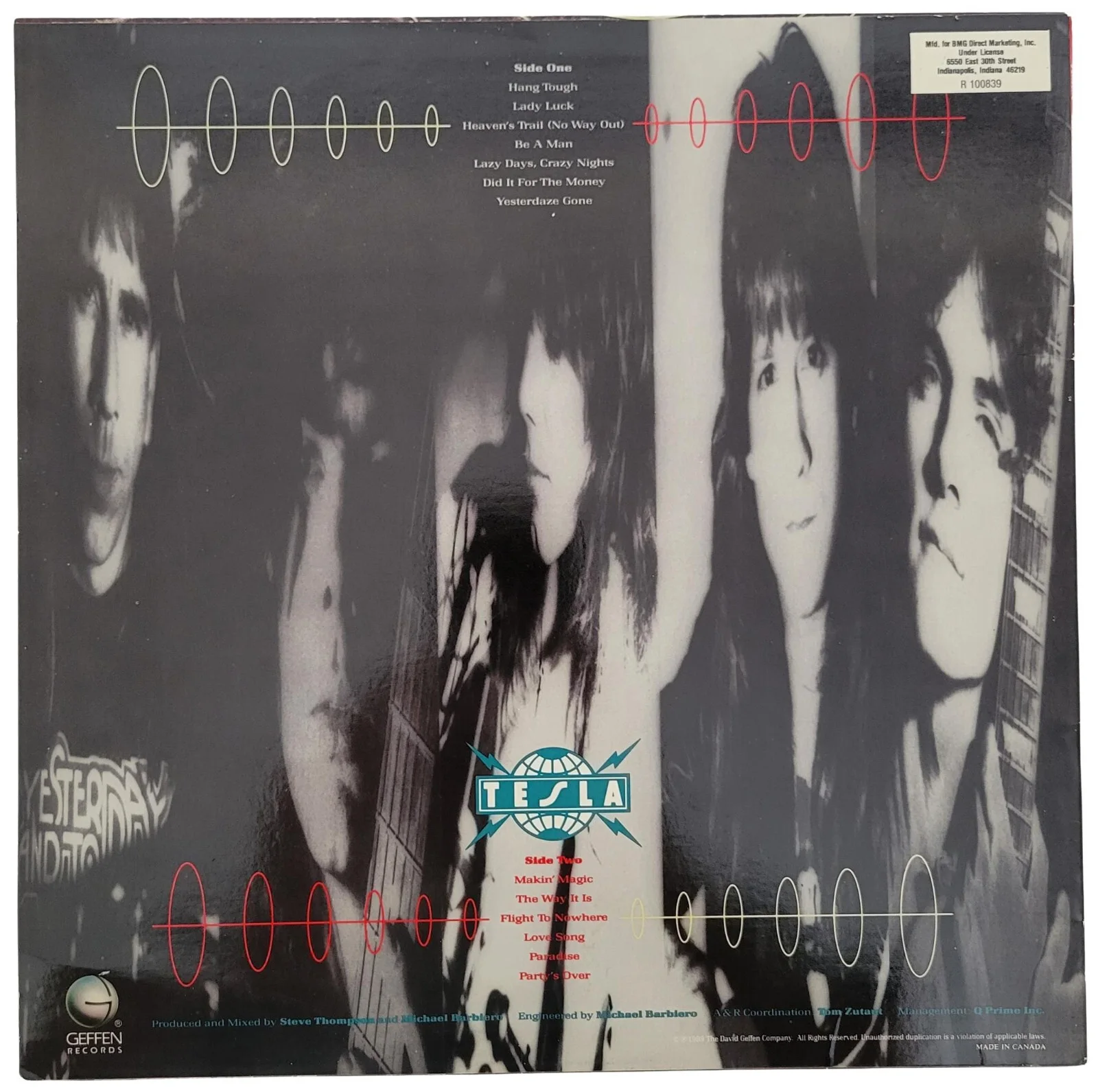 Tesla,Keith,Hannon,Wheat signed The Great Radio Controversy album proof COA auto, изображение 3