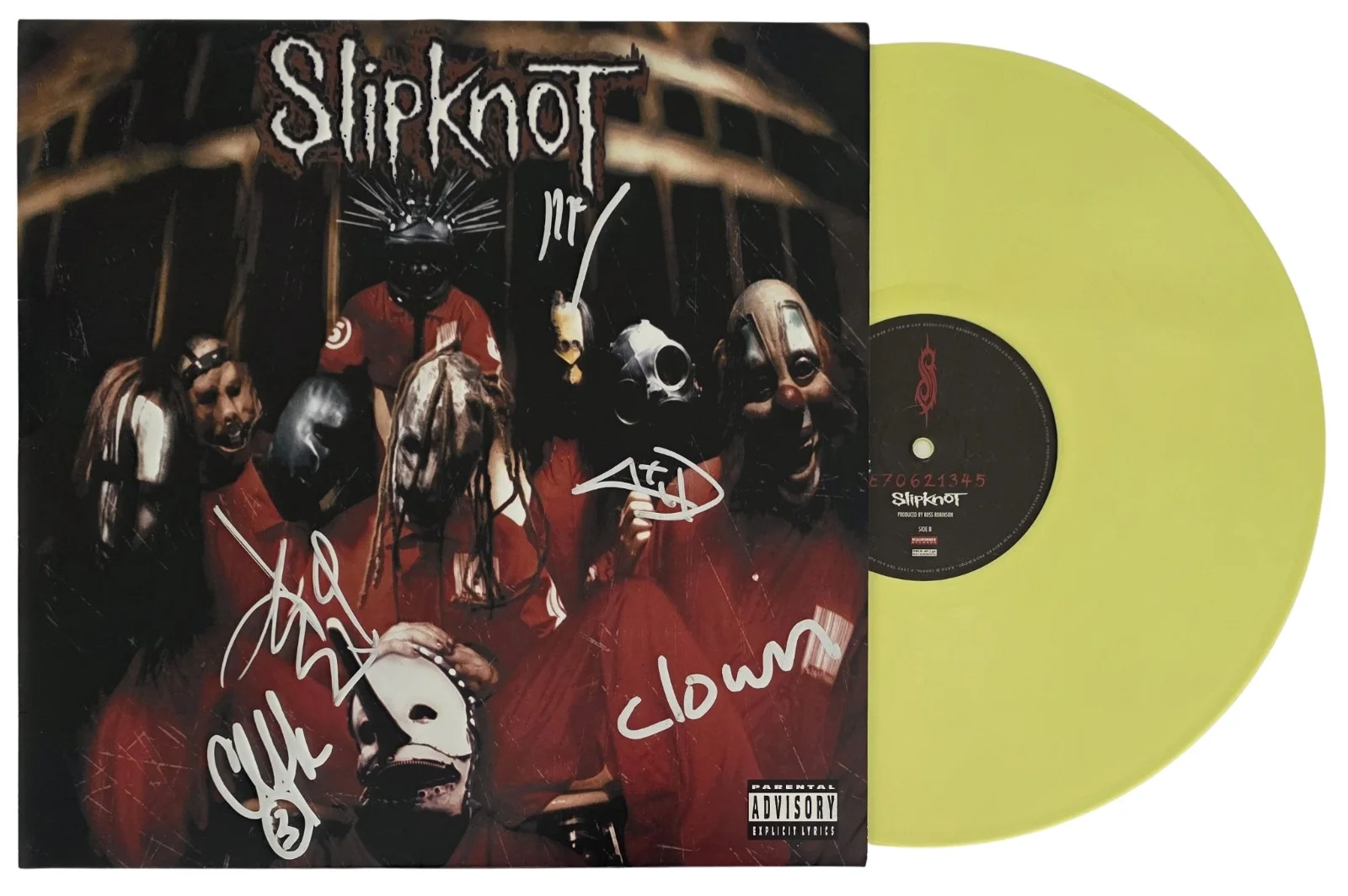 Slipknot Band Signed Album COA Exact Proof Autographed Vinyl Record, изображение 2