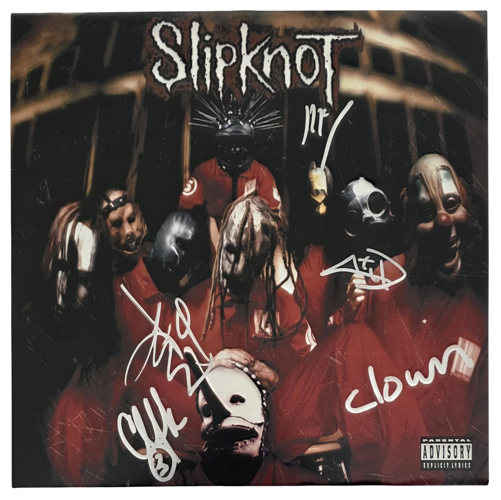 Slipknot Band Signed Album COA Exact Proof Autographed Vinyl Record, изображение 3