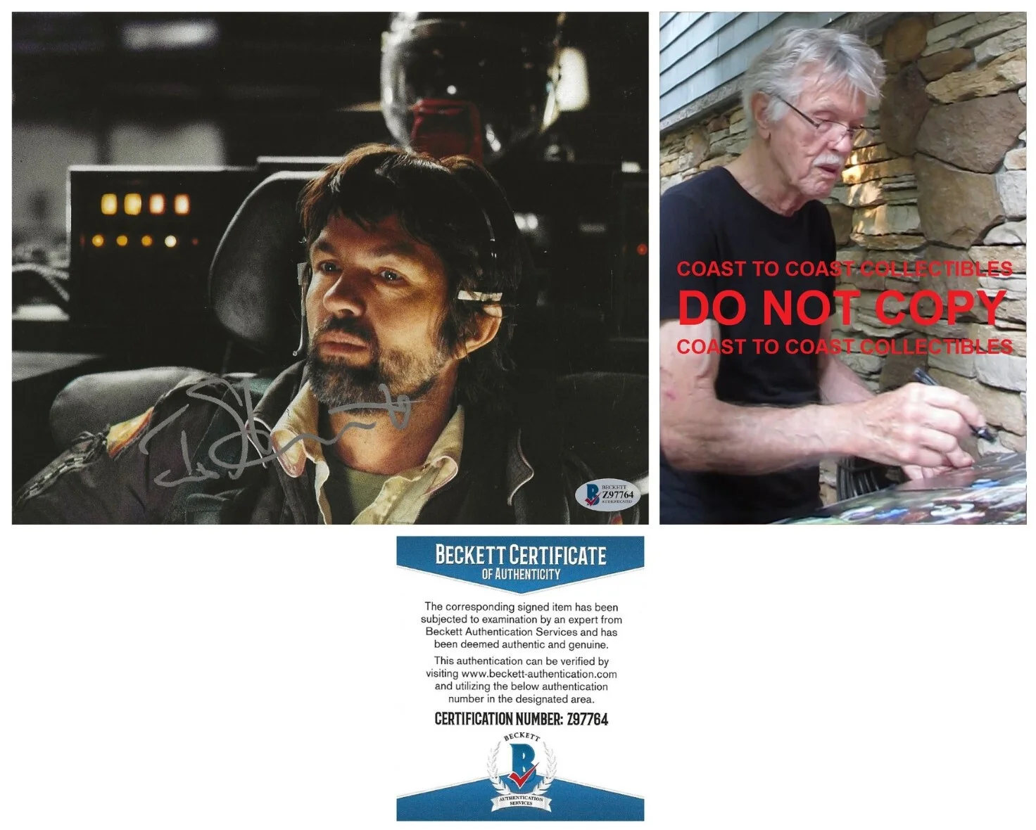 Tom Skerritt — Tom Skerritt actor signed Alien 8x10 photo proof Beckett COA autographed