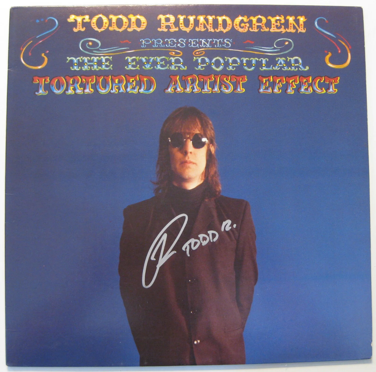 Todd Rundgren signed Tortured Artist Effect Album vinyl record COA proof Beckett, изображение 3