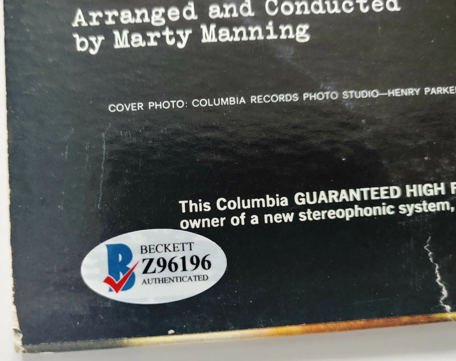 Tony Bennett signed I wanna be around album vinyl record exact Proof Becket COA, изображение 5