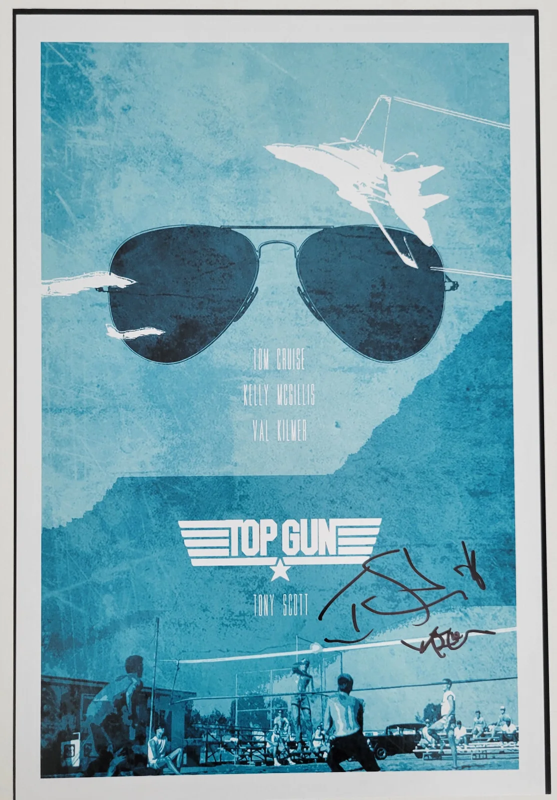Tom Skerritt — Tom Skerritt Viper signed Tom Gun 12x18 photo poster COA exact proof autographed, изображение 2