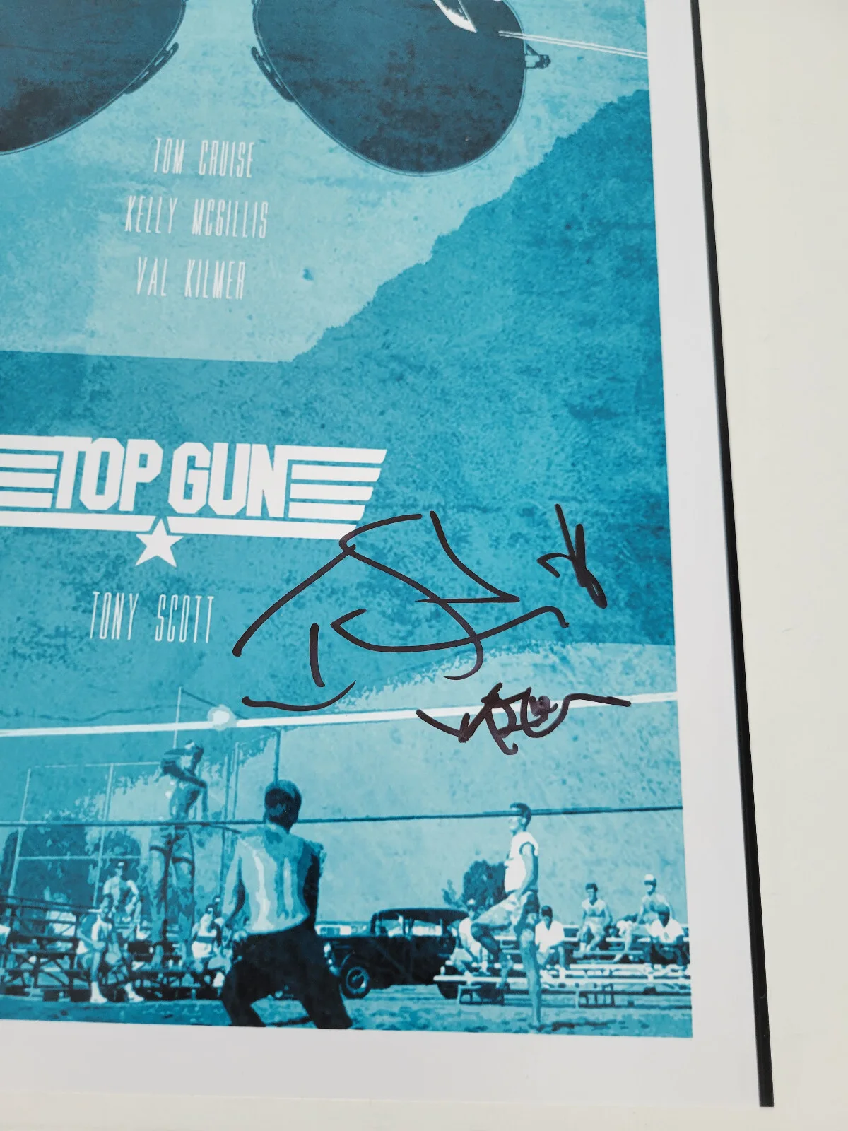 Tom Skerritt — Tom Skerritt Viper signed Tom Gun 12x18 photo poster COA exact proof autographed, изображение 3