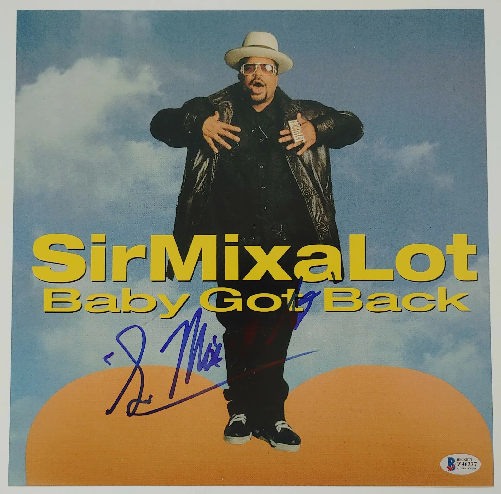 Sir Mix A Lot signed Baby Got Back 12x12 album photo COA exact proof Beckett BAS, изображение 2
