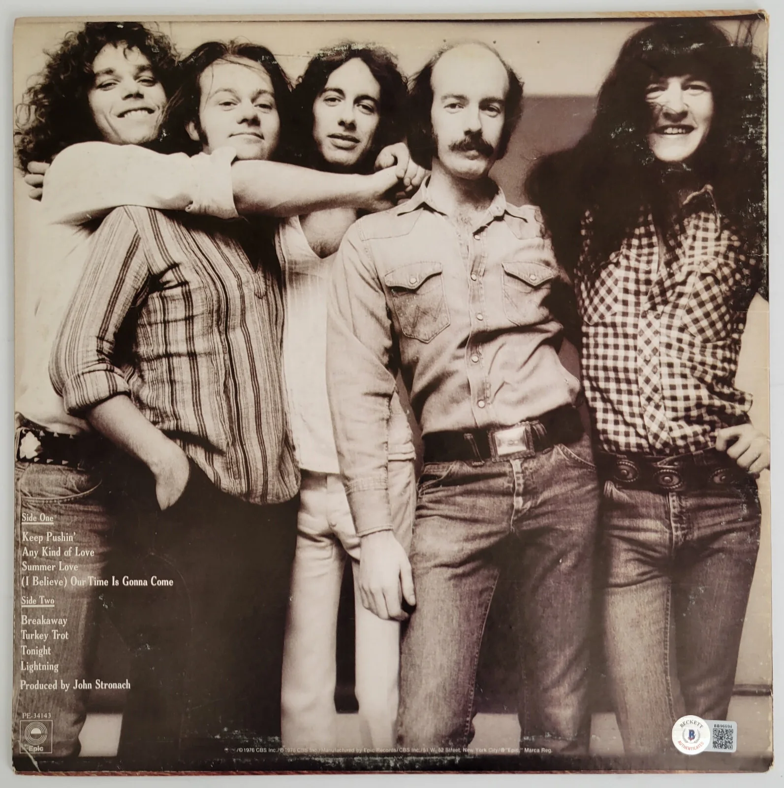 REO Speedwagon Signed R.E.O. Album COA Exact Proof Autographed Vinyl Record, изображение 4