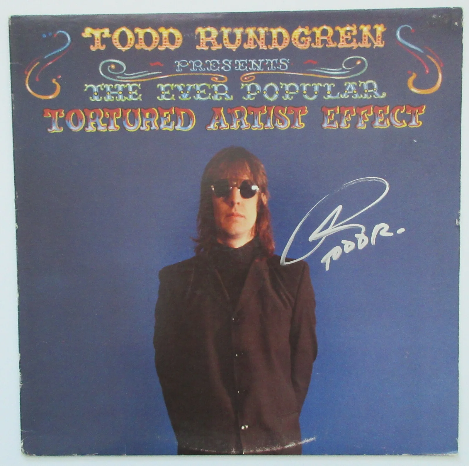 Todd Rundgren signed Tortured Artist Effect album vinyl record proof Beckett COA, image 3