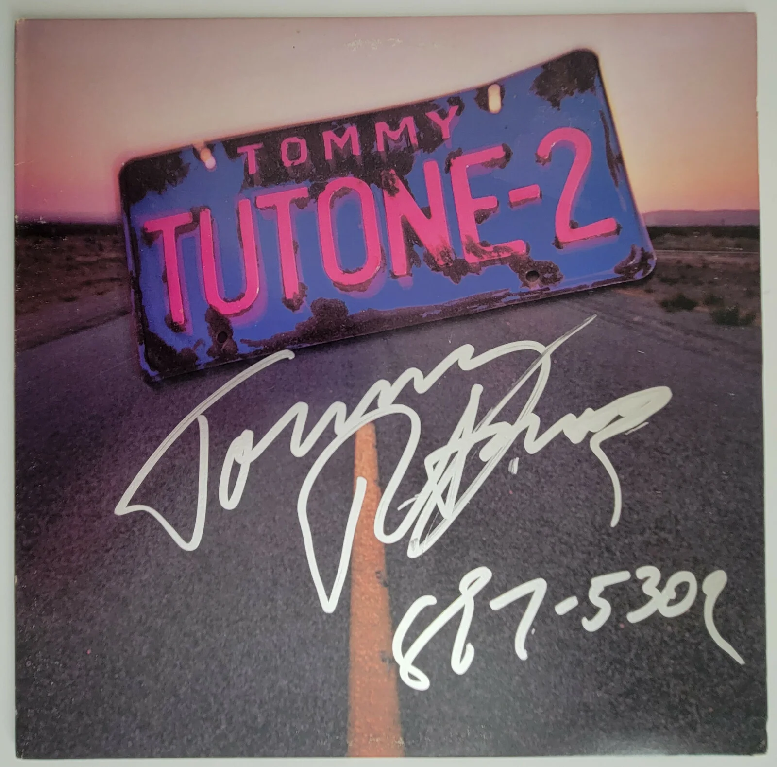 Tommy Heath signed autographed Tommy Tutone 2 album 867-5309 Jenny COA proof, image 3