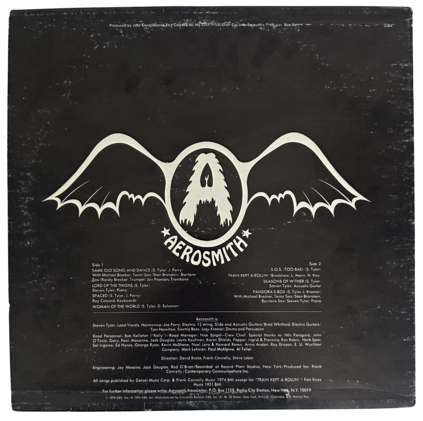 Steven Tyler Signed Aerosmith Get Your Wings Album COA Proof Autographed Vinyl, изображение 4