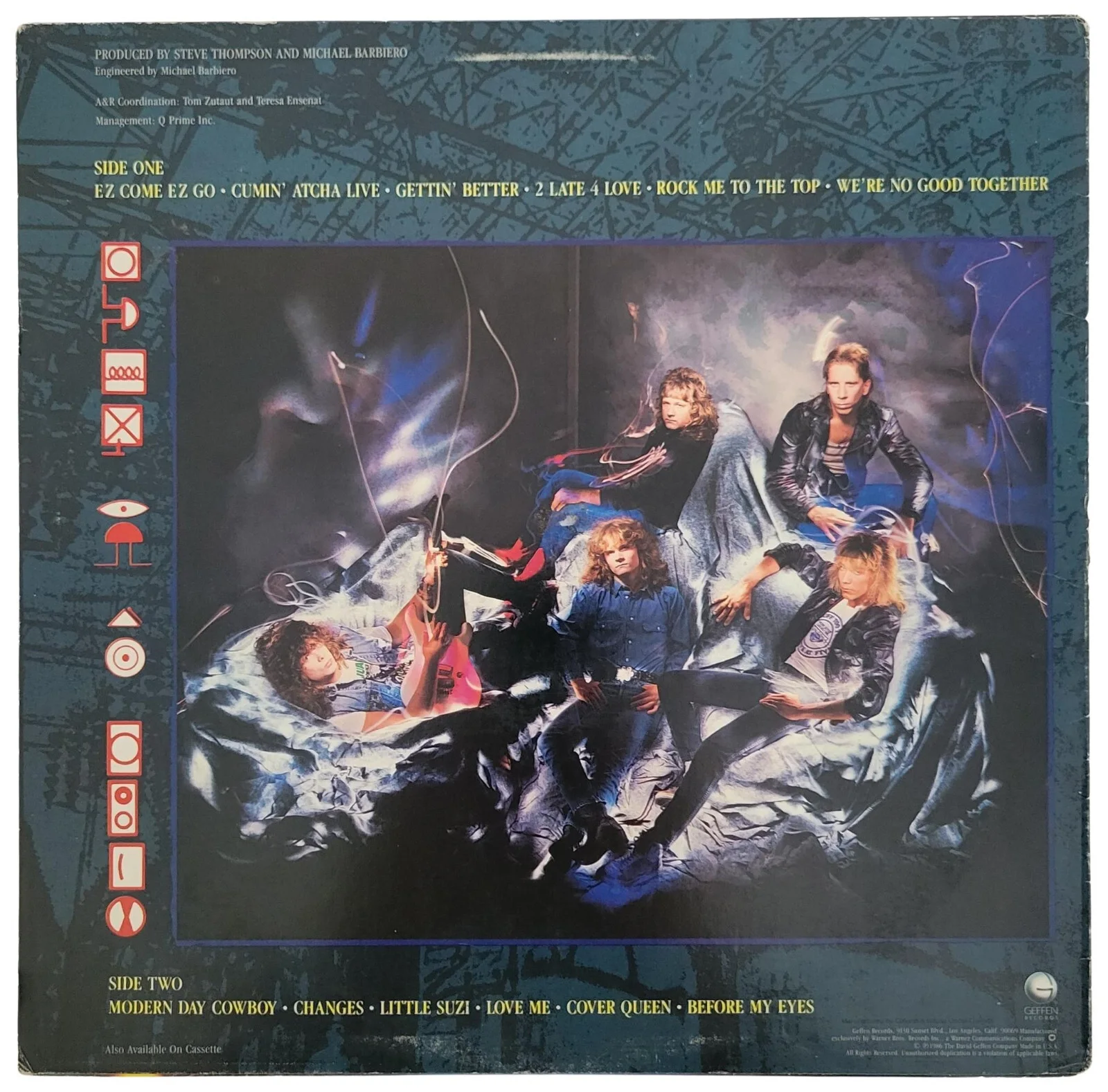 Tesla,Keith,Hannon,Wheat signed Mechanical Resonance album proof COA autograph, изображение 4