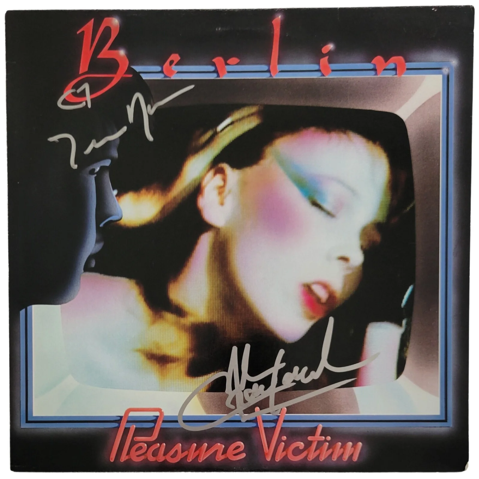 Terri Nunn signed Berlin Pleasure Victim Album Vinyl Record COA Proof Autograph, image 3