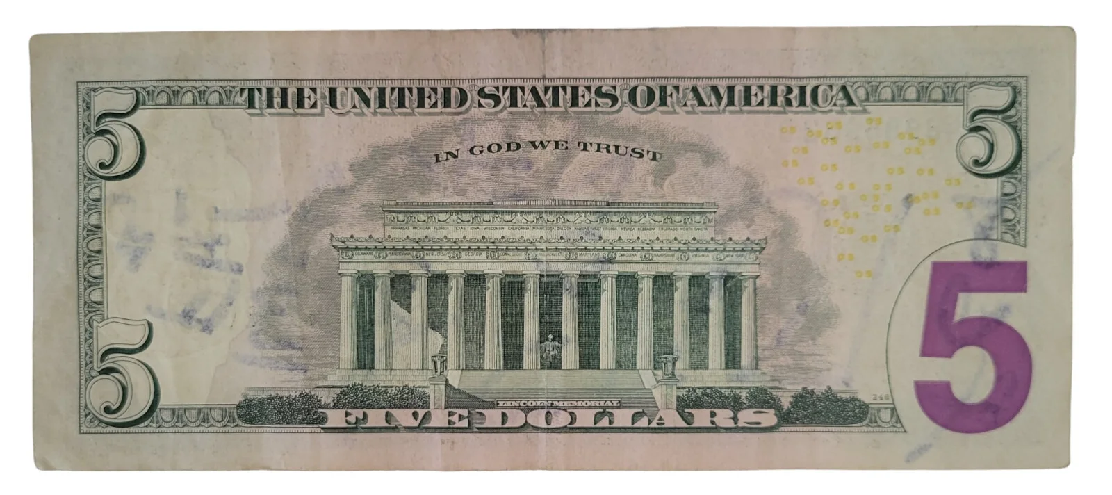 The LUNIZ Yuckmouth “I GOT 5 ON IT” Signed 5 Dollar Bill COA Proof Autographed, изображение 5