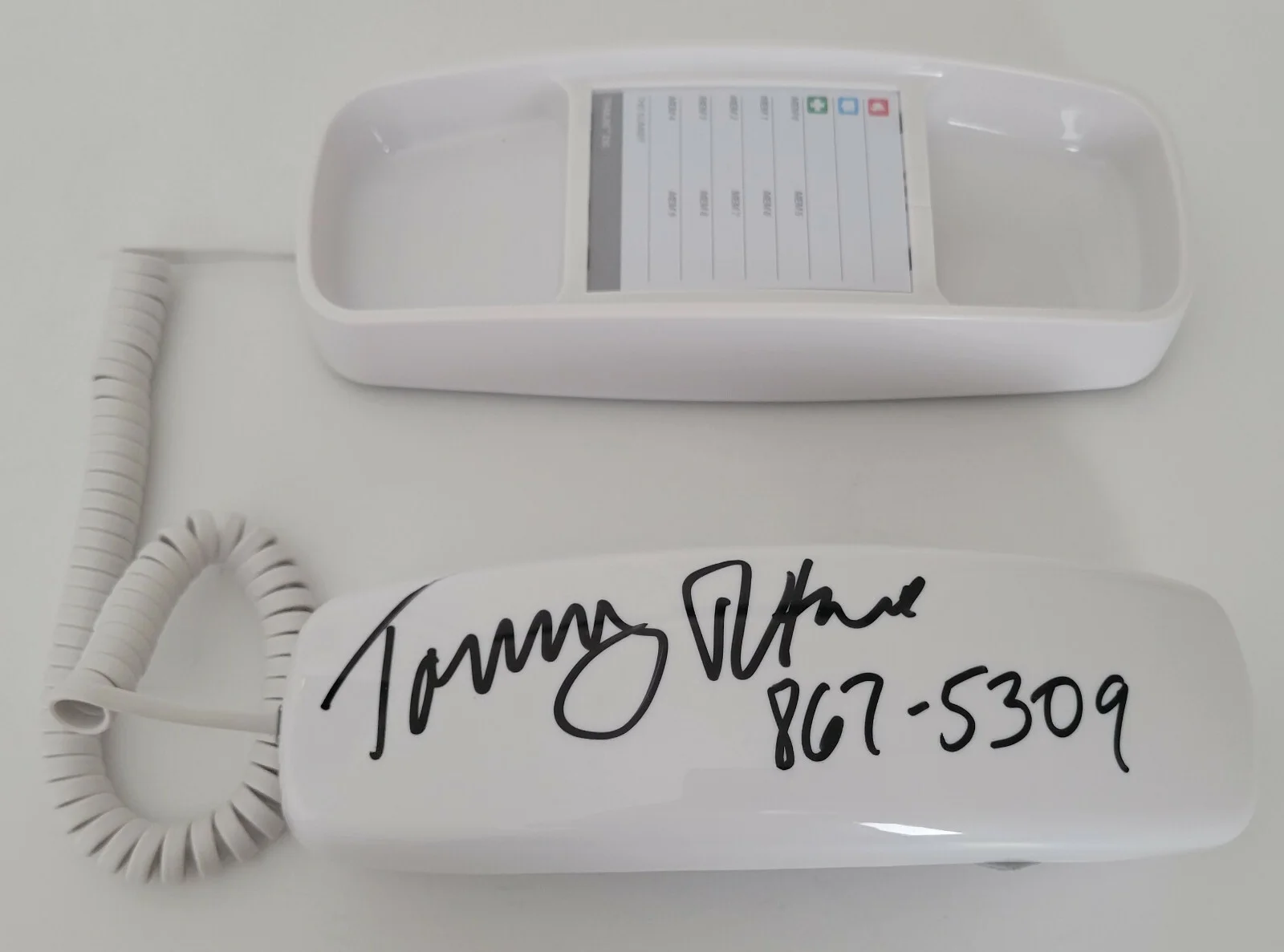 Tommy Heath signed autographed Telephone Tommy Tutone 867-5309 Jenny COA proof., изображение 3