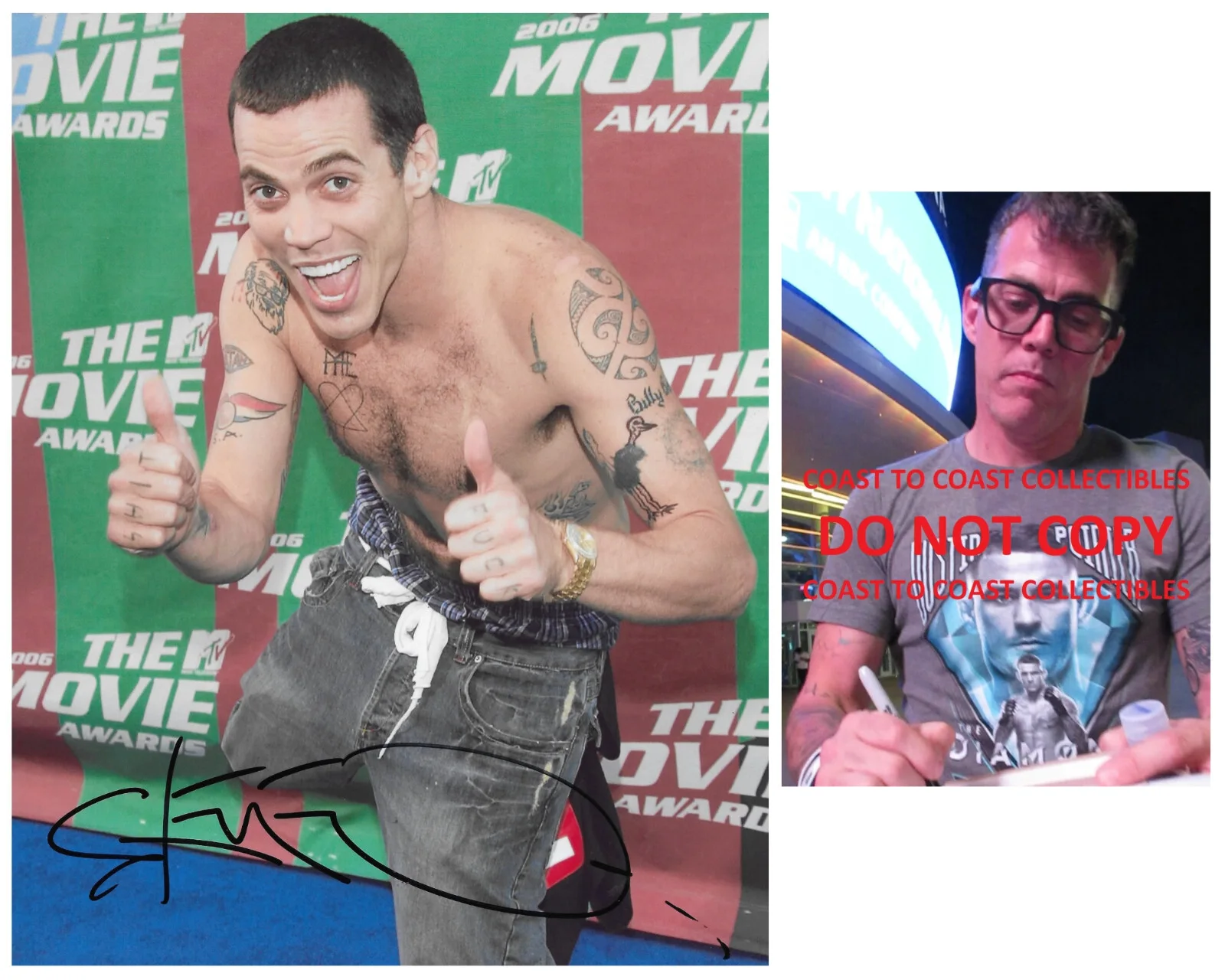 Steve O — Steve O Comedian Actor signed 8x10 photo COA Proof autographed