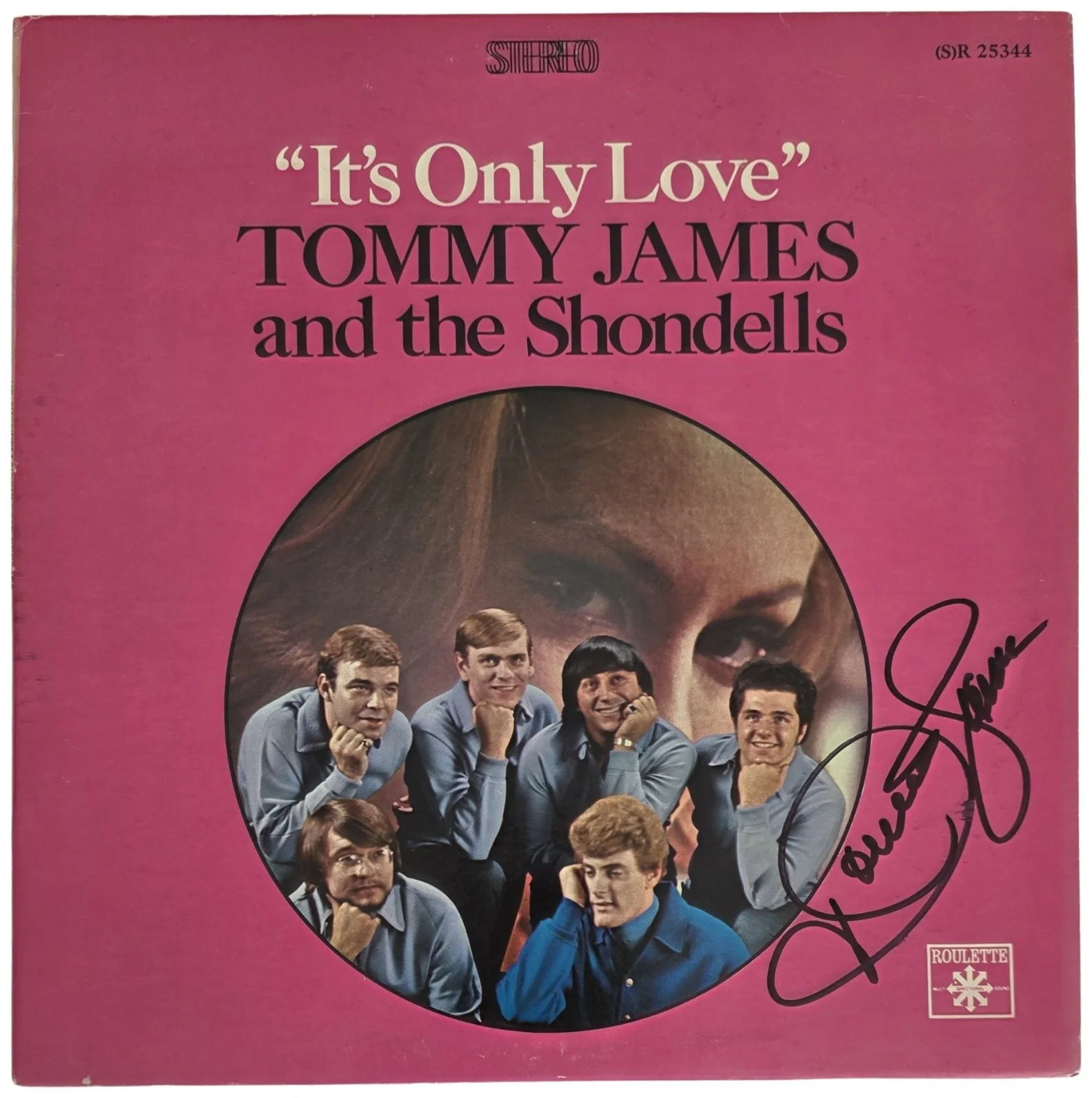 Tommy James Signed It's Only Love Album COA Exact Proof Autographed Vinyl Record, image 3
