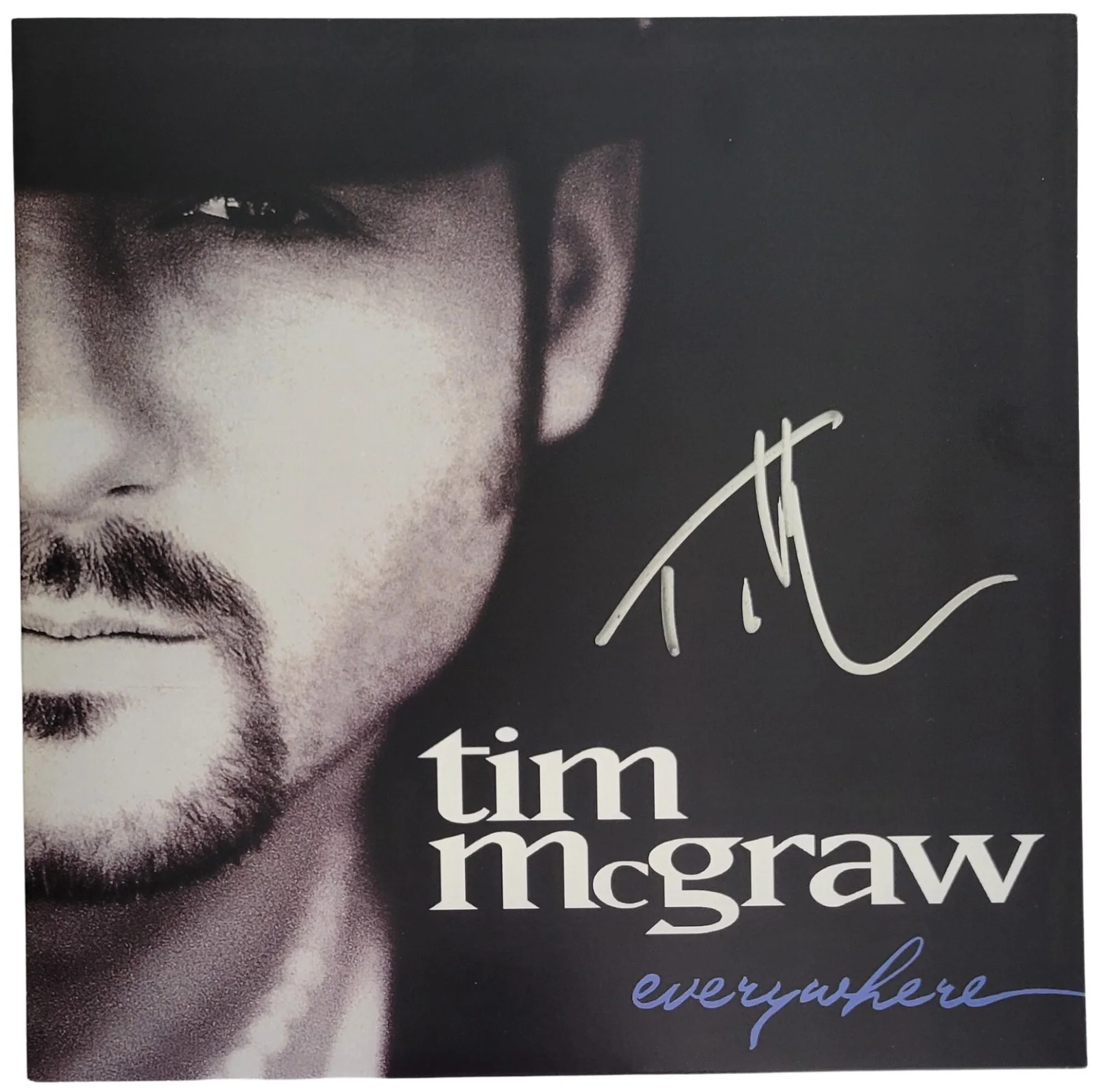 Tim McGraw Signed Everywhere Album Exact Proof COA Autographed Vinyl Record, изображение 4