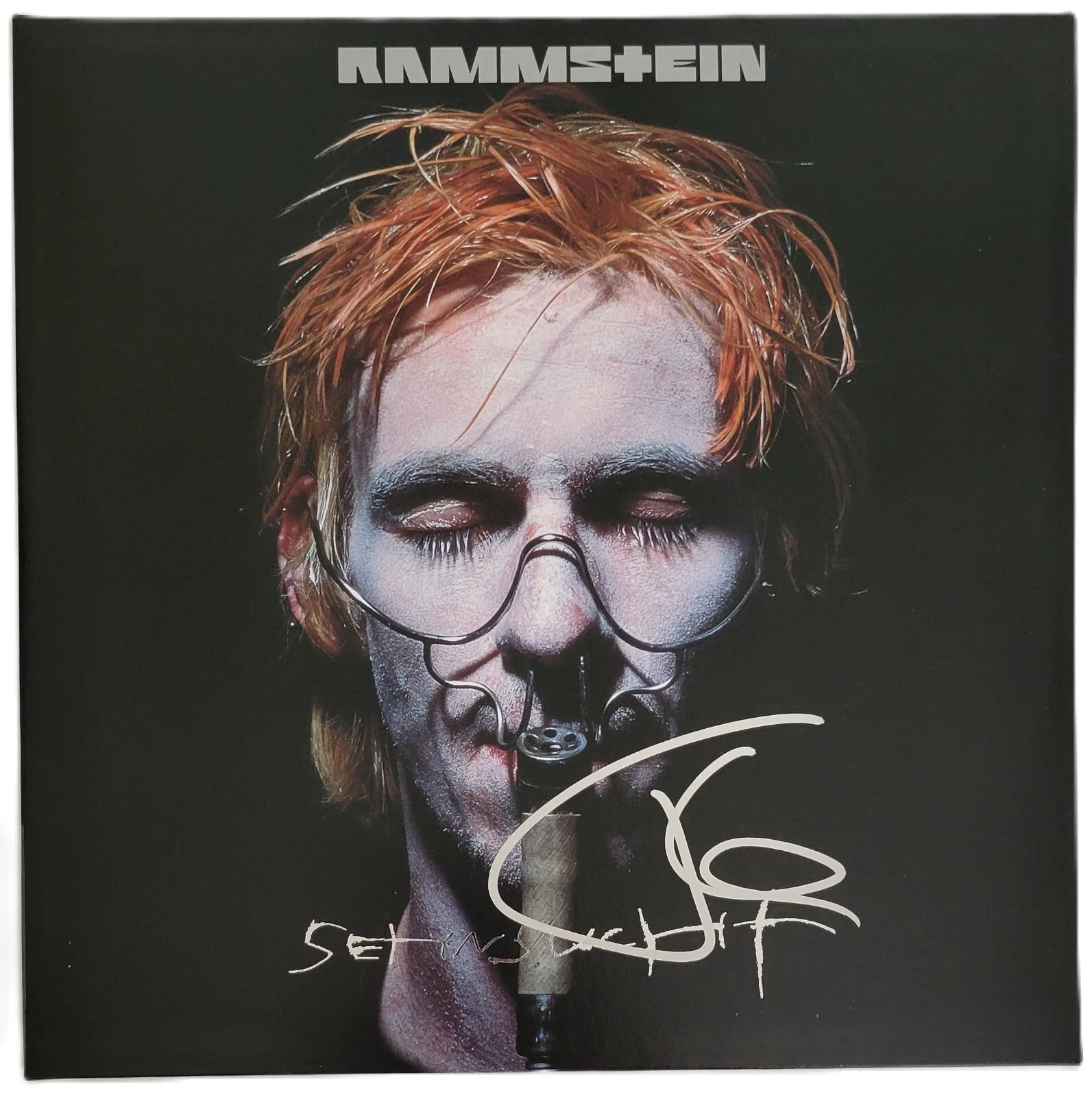 Till Lindemann Signed Rammstein Sehnsucht Album COA Proof Autographed Vinyl, image 3