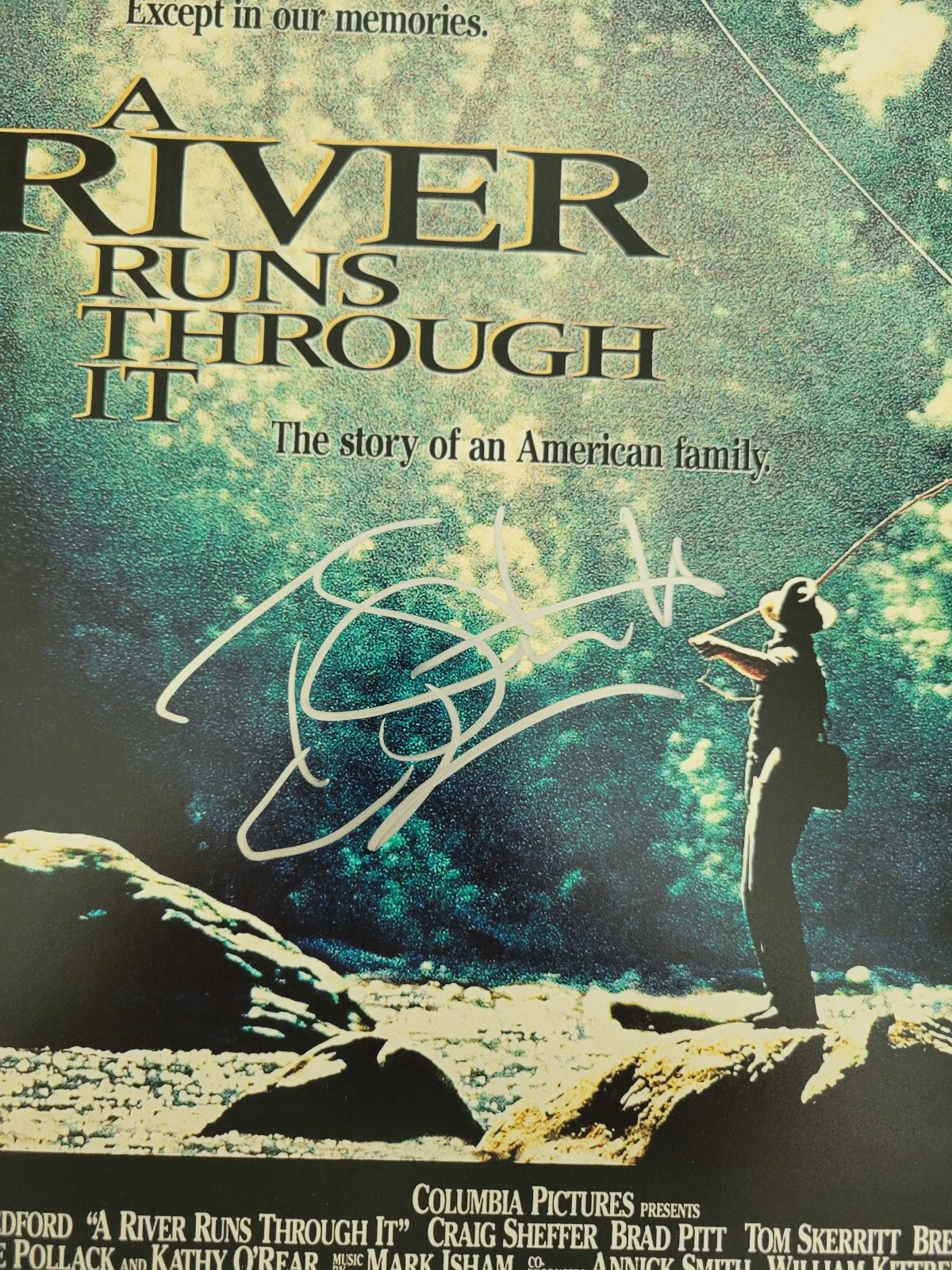 Tom Skerritt — Tom Skerritt Signed A River Runs Through it 12x18 Photo COA Proof Autographed, image 3