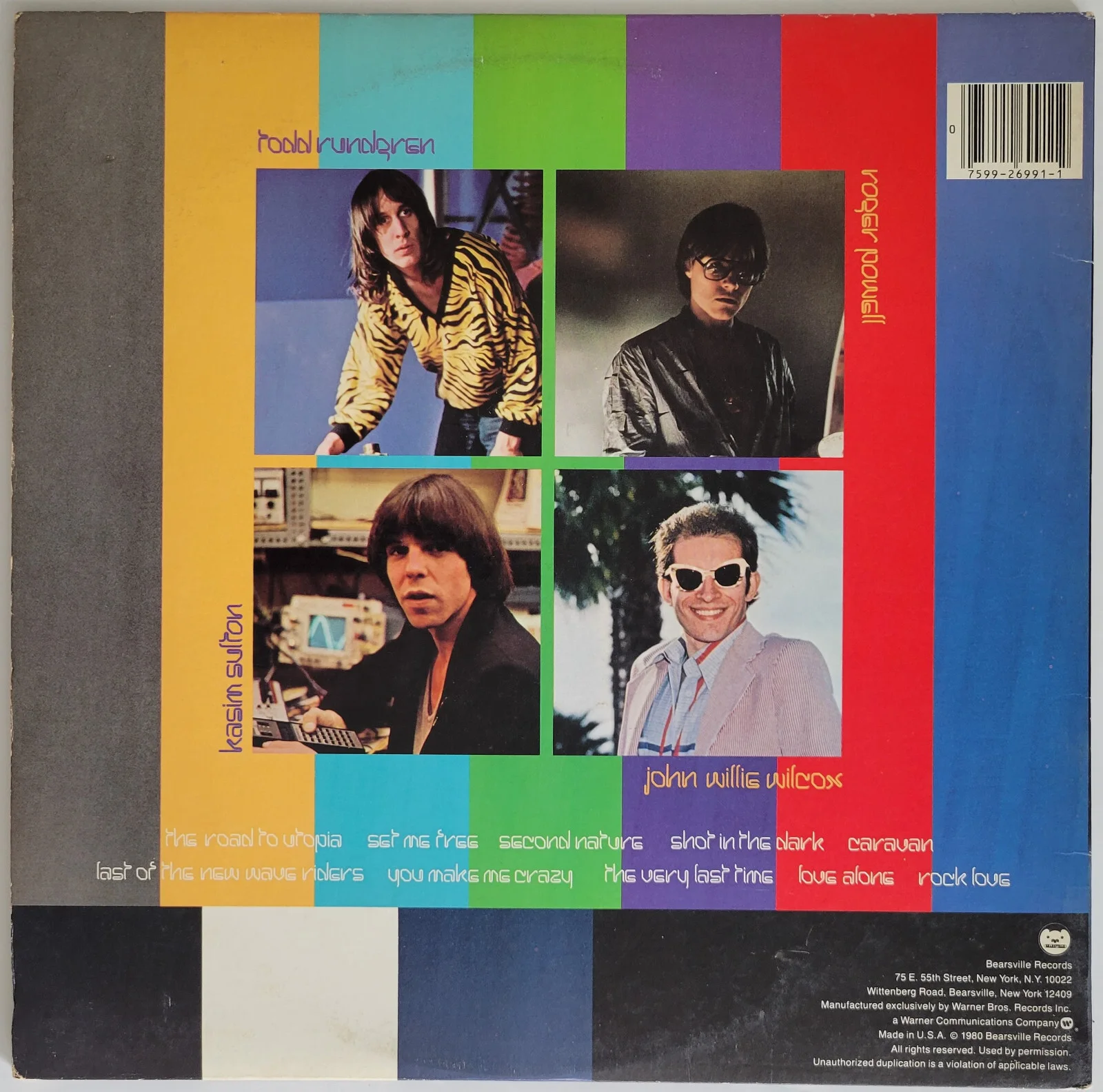 Todd Rundgren signed Adventures in Utopia album vinyl COA proof autographed, изображение 4