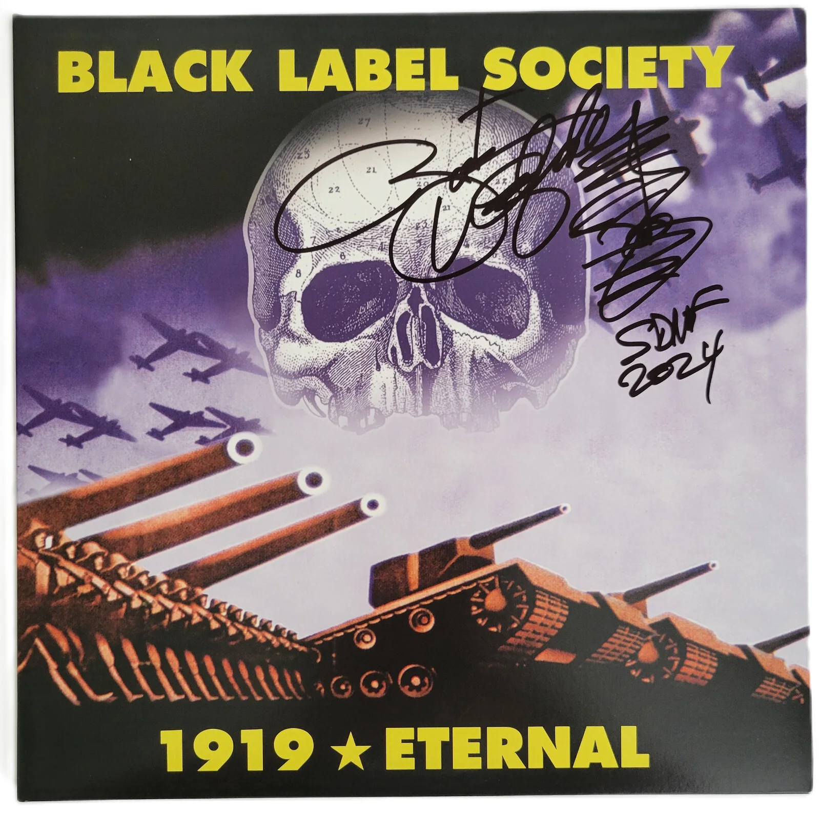 Zakk Wylde Signed 1919 Eternal Album COA Exact Proof Autographed Vinyl Record, image 3
