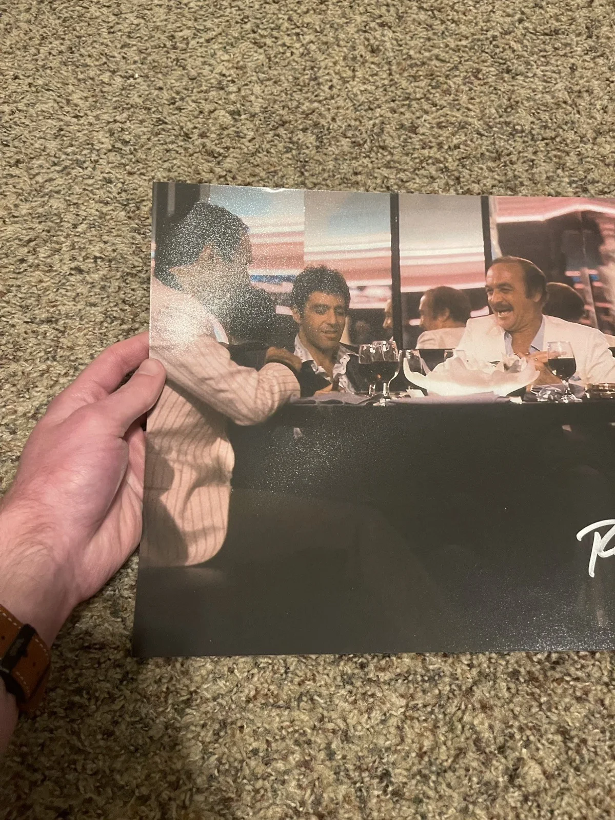 Robert Loggia — Robert Loggia Signed 11x14 Scarface Photo PSA/DNA, image 2