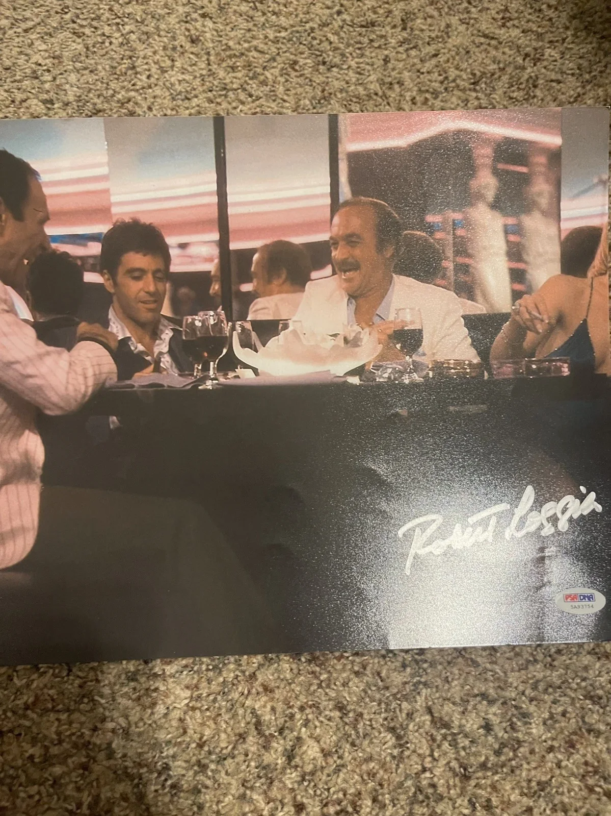 Robert Loggia — Robert Loggia Signed 11x14 Scarface Photo PSA/DNA, image 4