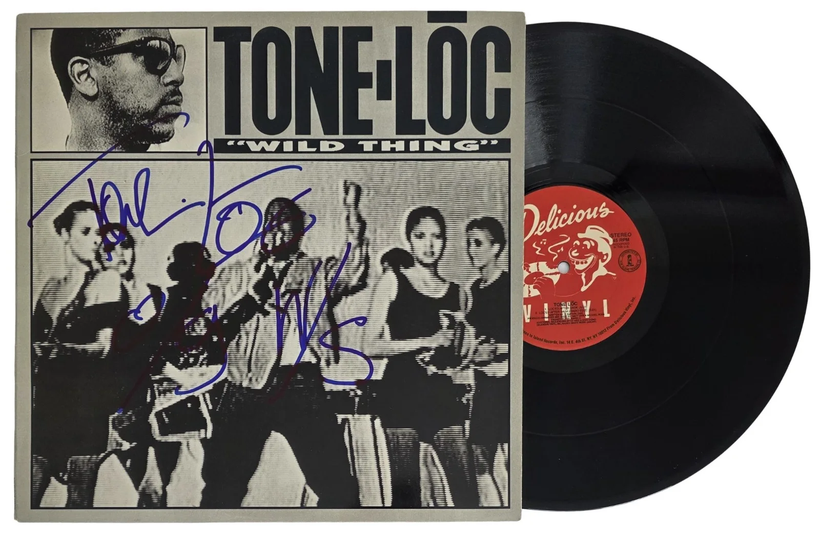 Tone Loc Signed Wild Thing Album COA Exact Proof Autographed Vinyl Record, изображение 5