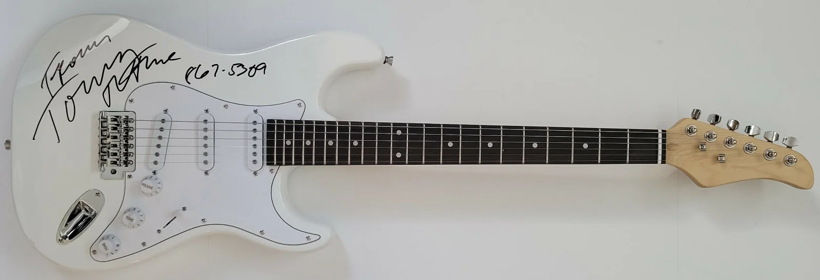 Tommy Tutone signed autographed Electric guitar COA 867-5309 Jenny exact proof, изображение 3