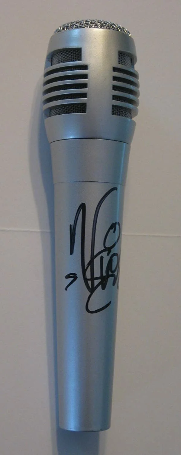 Vanilla Ice rapper Ice Ice Baby autographed Microphone Mic proof Beckett COA, image 2
