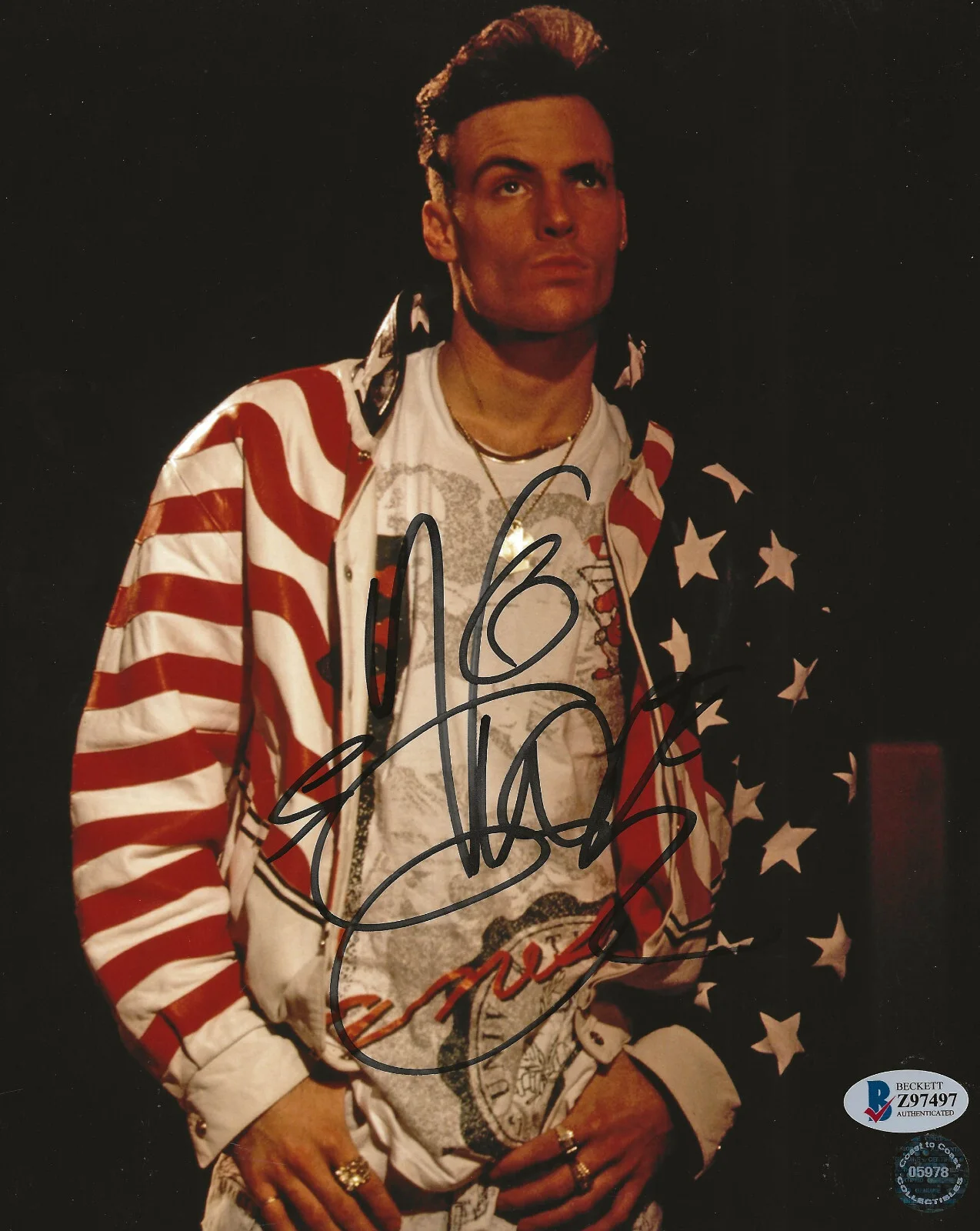 Vanilla Ice rapper signed 8x10 photo proof Beckett COA autographed.Ice Ice Baby, image 2