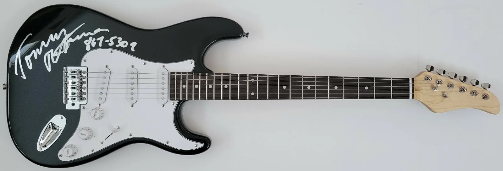 Tommy Tutone signed autographed Electric guitar COA 867-5309 Jenny exact proof., изображение 3